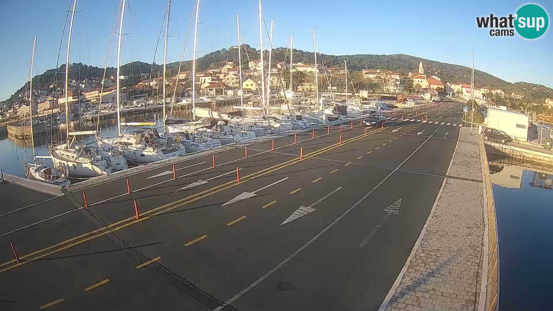 Dalmacia Tkon Transportar- webcams Croacia
