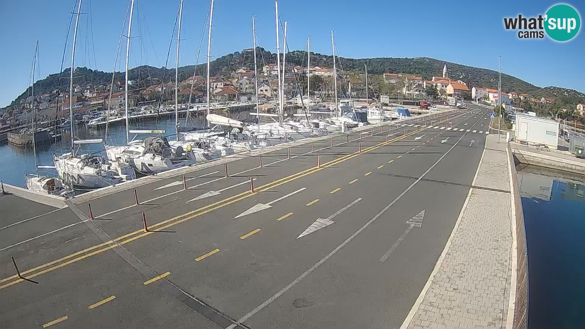 Dalmacia Tkon Transportar- webcams Croacia