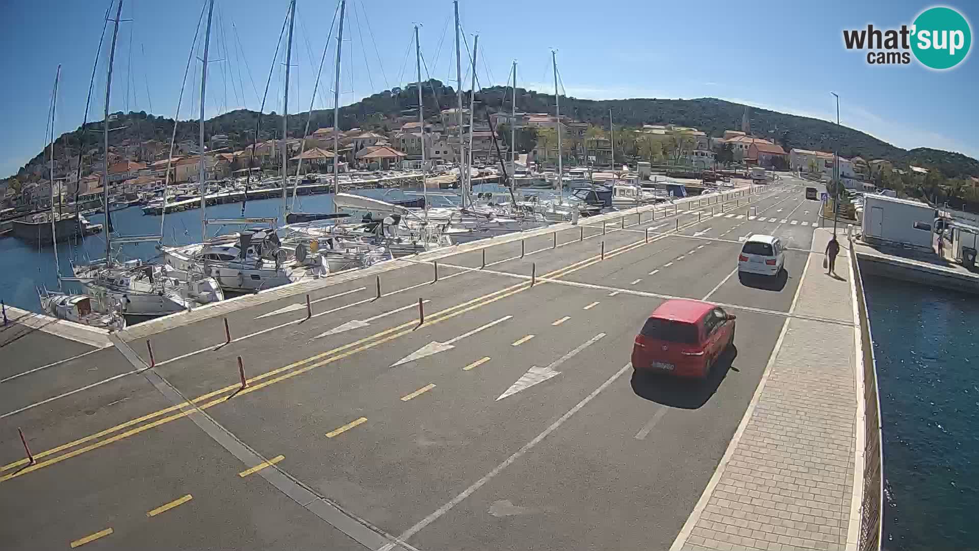 Dalmatie Tkon Traversier – webcams Croatie