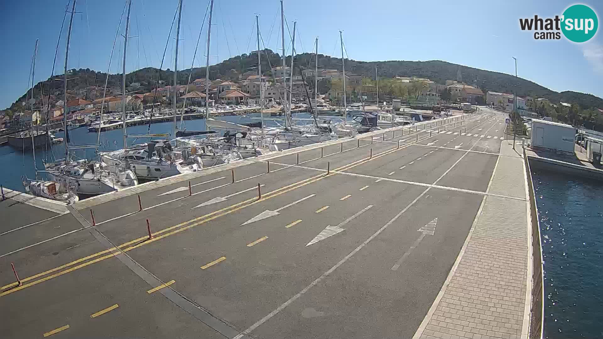 Dalmatie Tkon Traversier – webcams Croatie