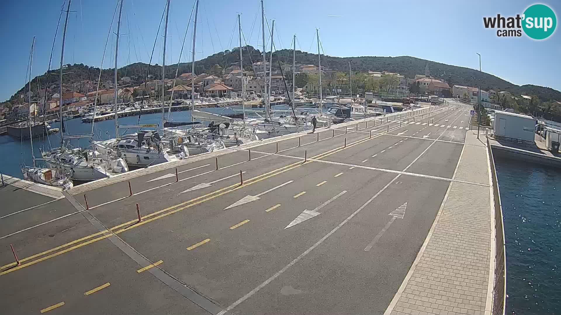 Dalmatie Tkon Traversier – webcams Croatie