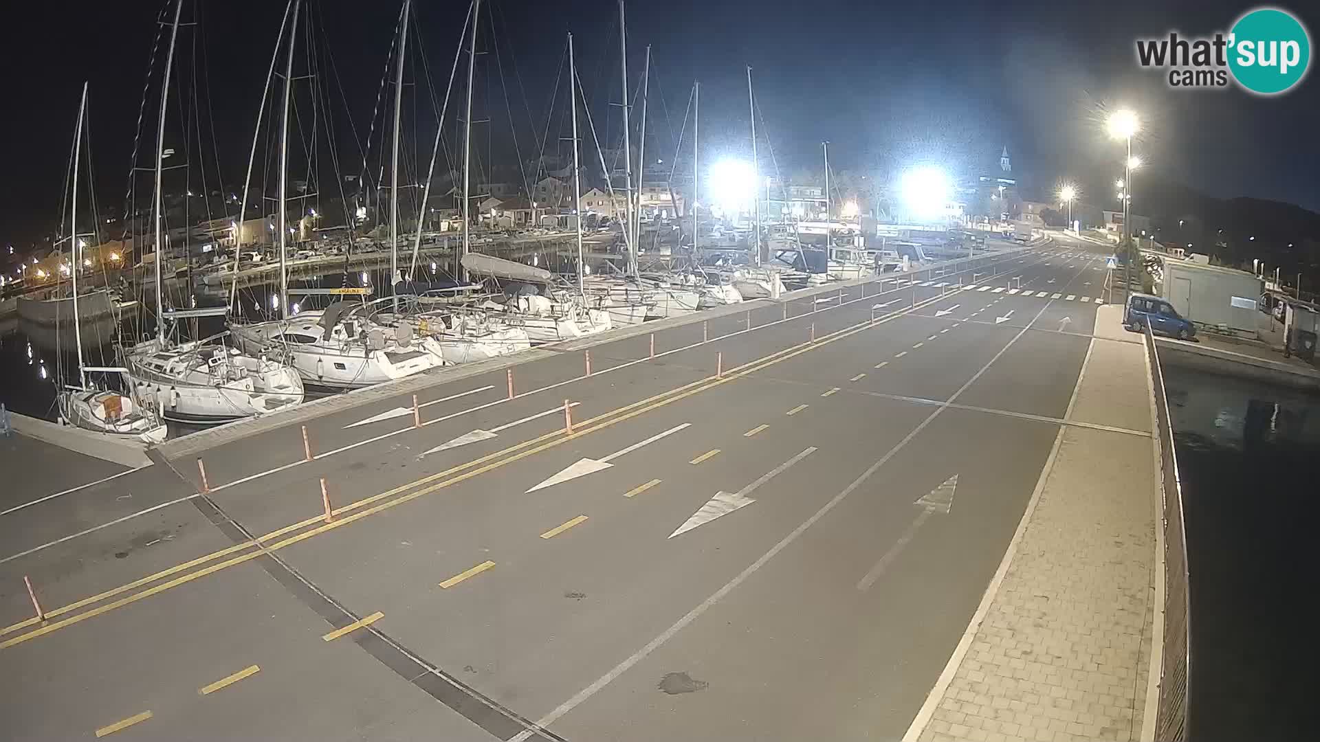 Dalmacia Tkon Transportar- webcams Croacia