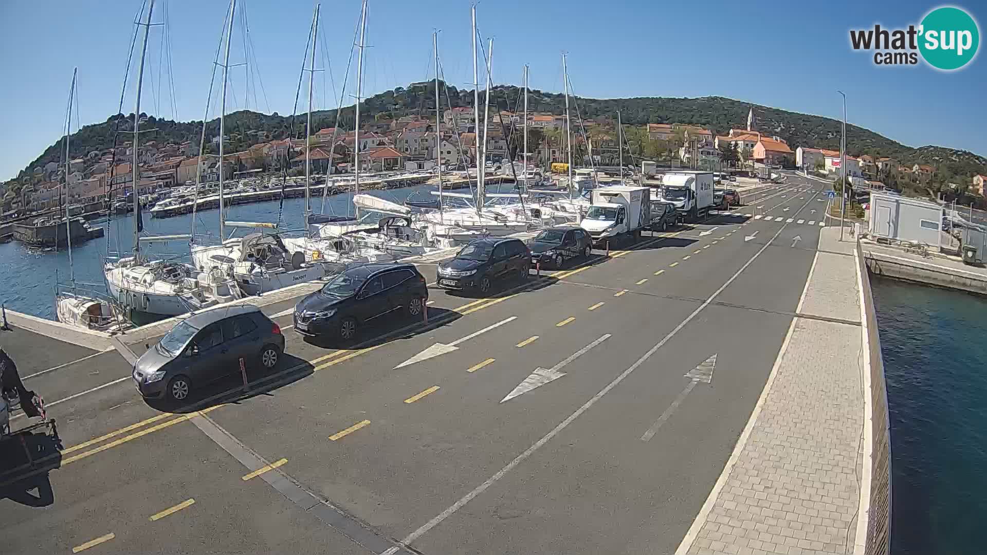 Dalmacia Tkon Transportar- webcams Croacia