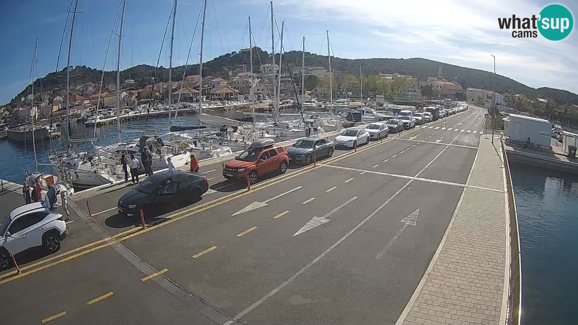 Dalmacia Tkon Transportar- webcams Croacia
