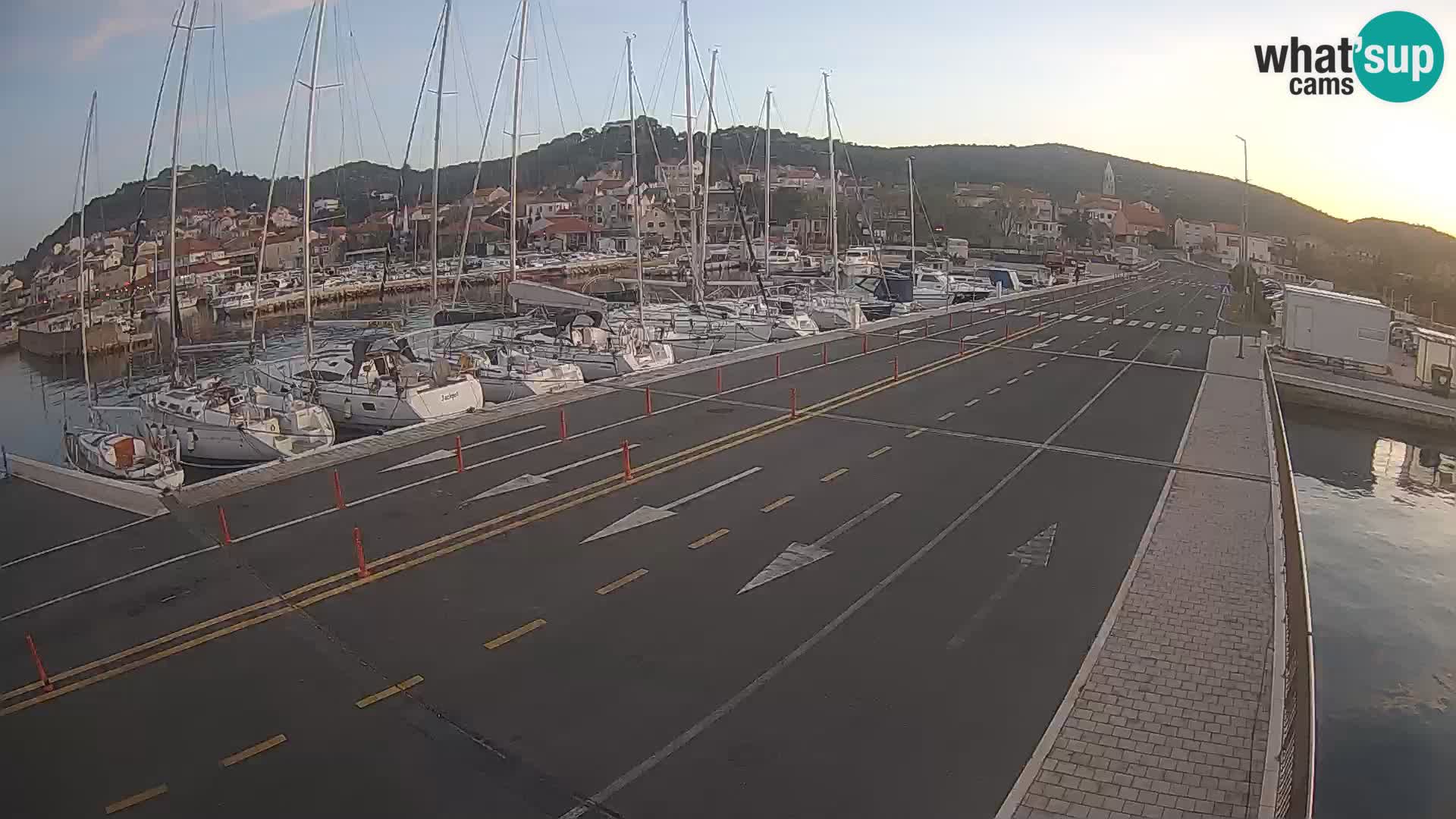 Dalmatie Tkon Traversier – webcams Croatie