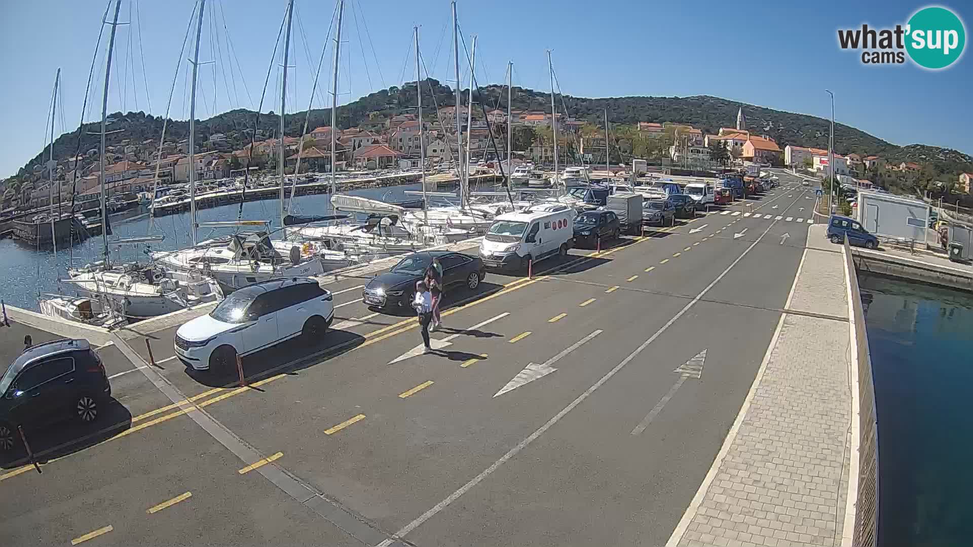 Dalmatie Tkon Traversier – webcams Croatie