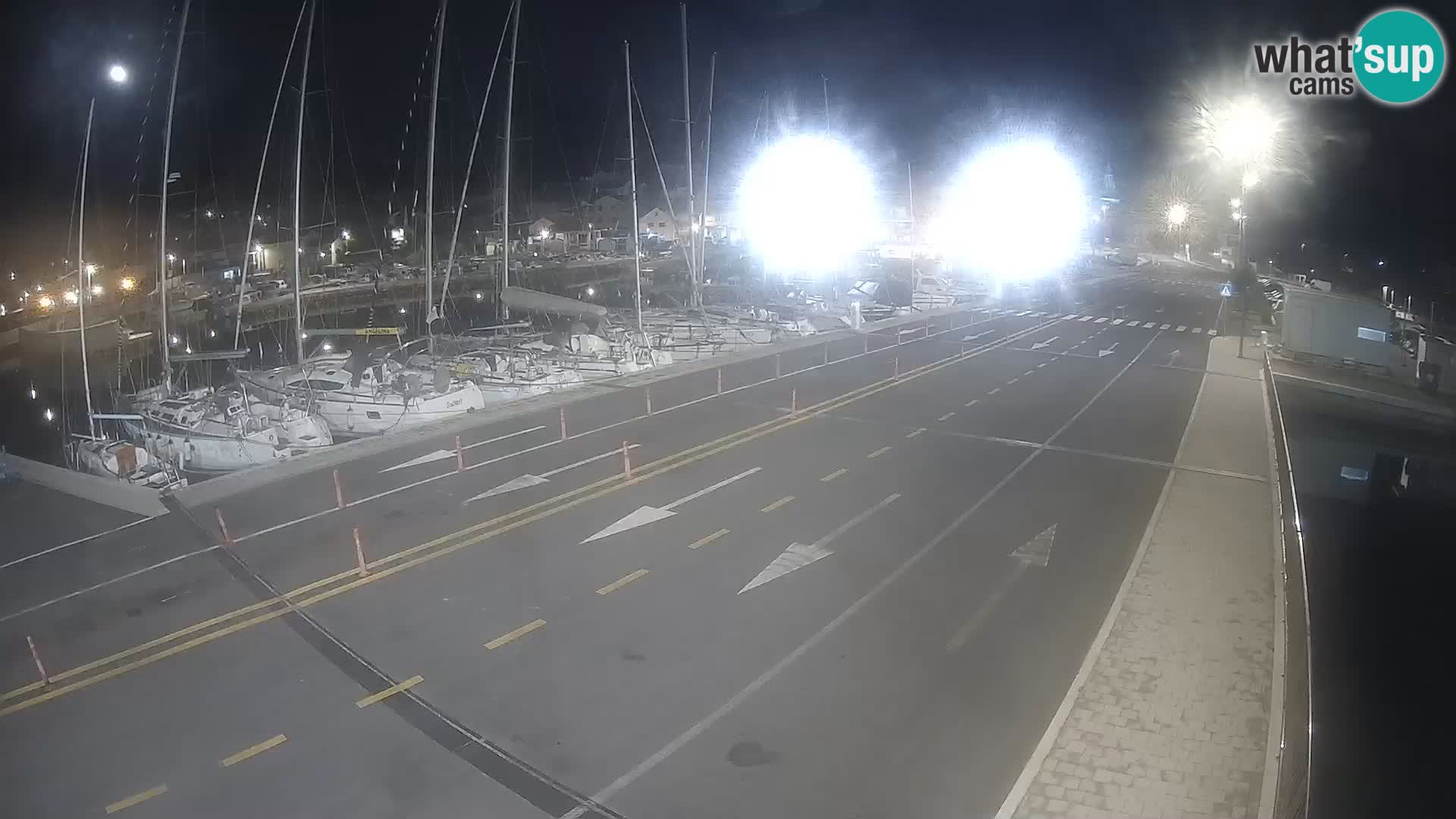 Dalmatie Tkon Traversier – webcams Croatie