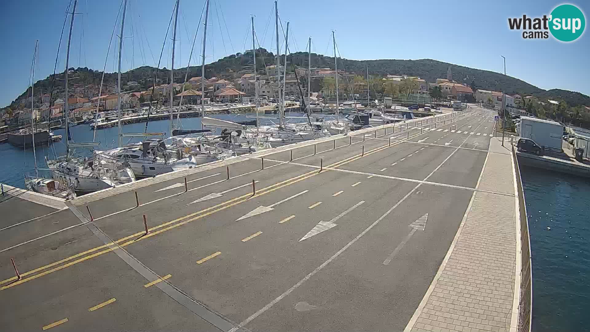 Dalmacia Tkon Transportar- webcams Croacia