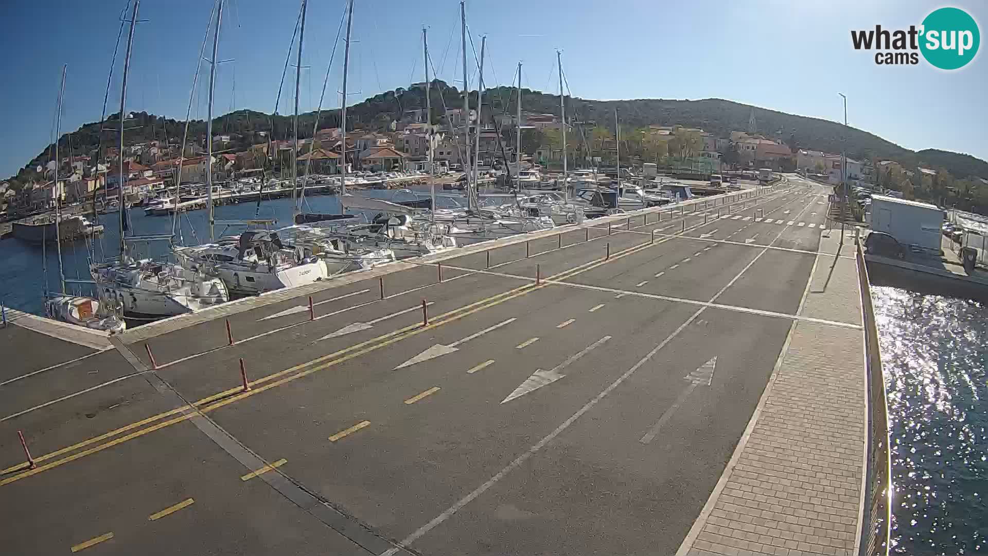 Dalmacia Tkon Transportar- webcams Croacia