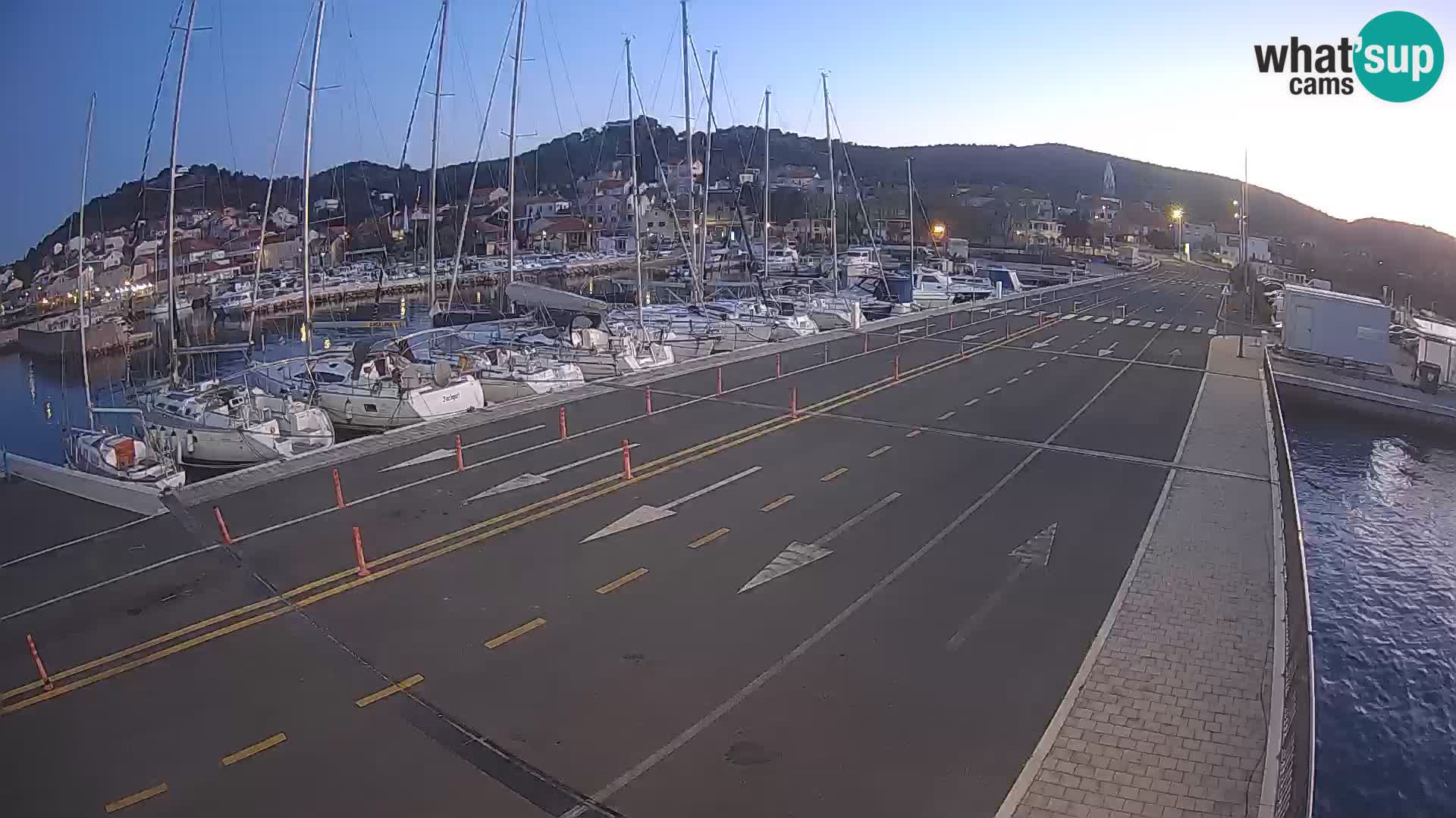 Dalmatie Tkon Traversier – webcams Croatie