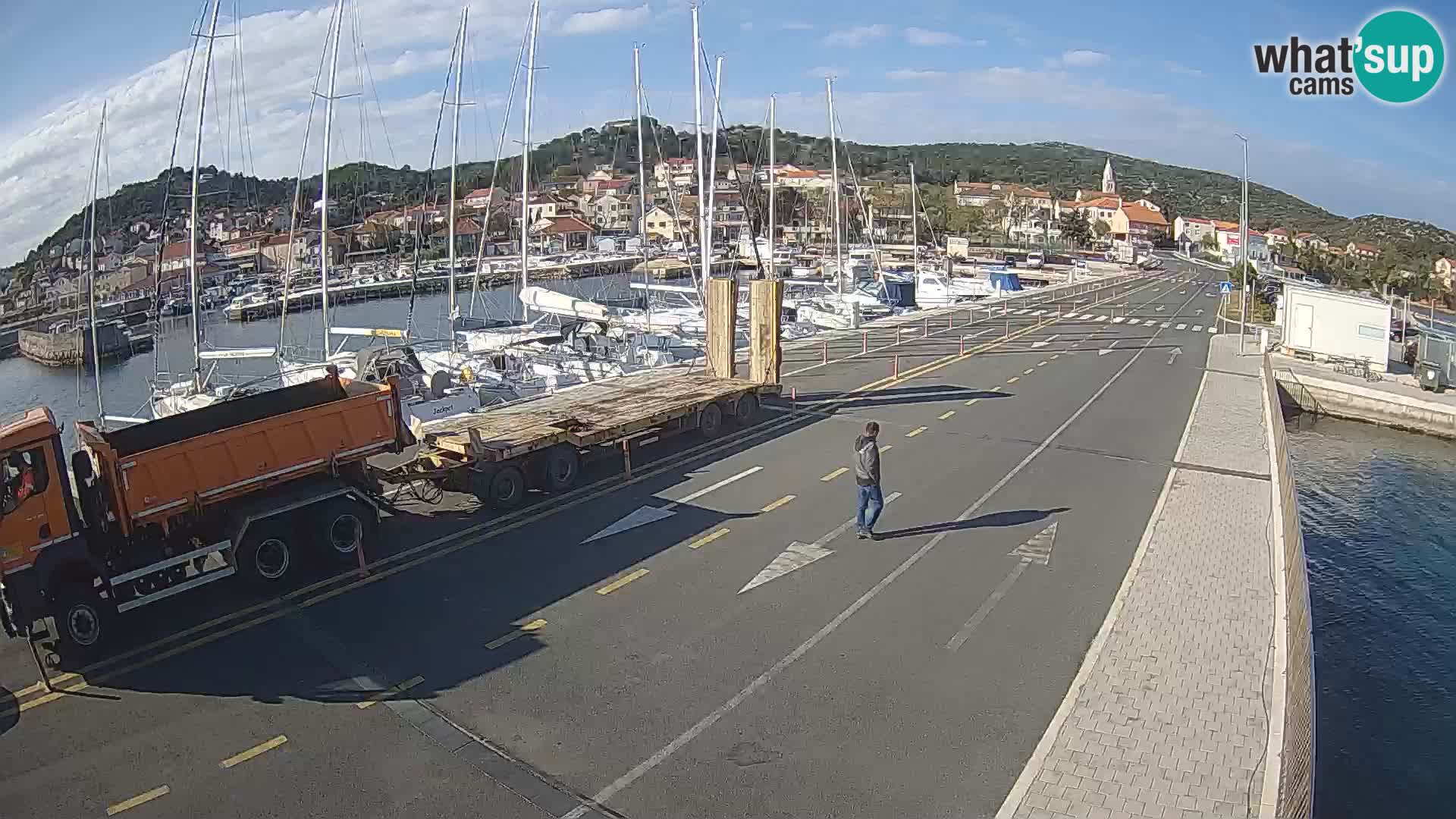 Dalmatia Tkon Ferry – webcams Croatia