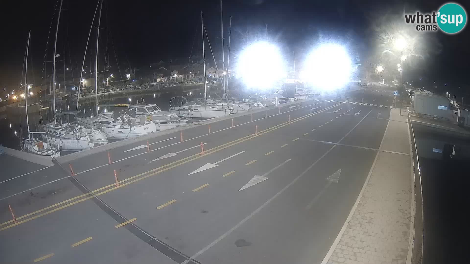 Dalmacia Tkon Transportar- webcams Croacia