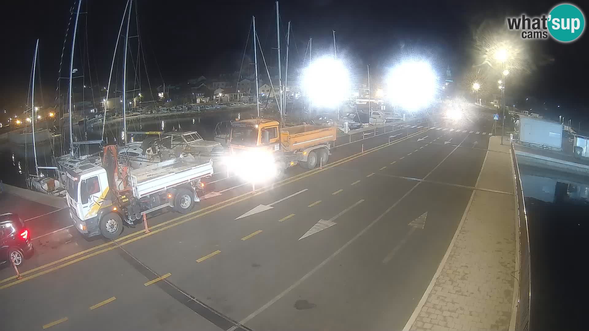 Dalmatie Tkon Traversier – webcams Croatie