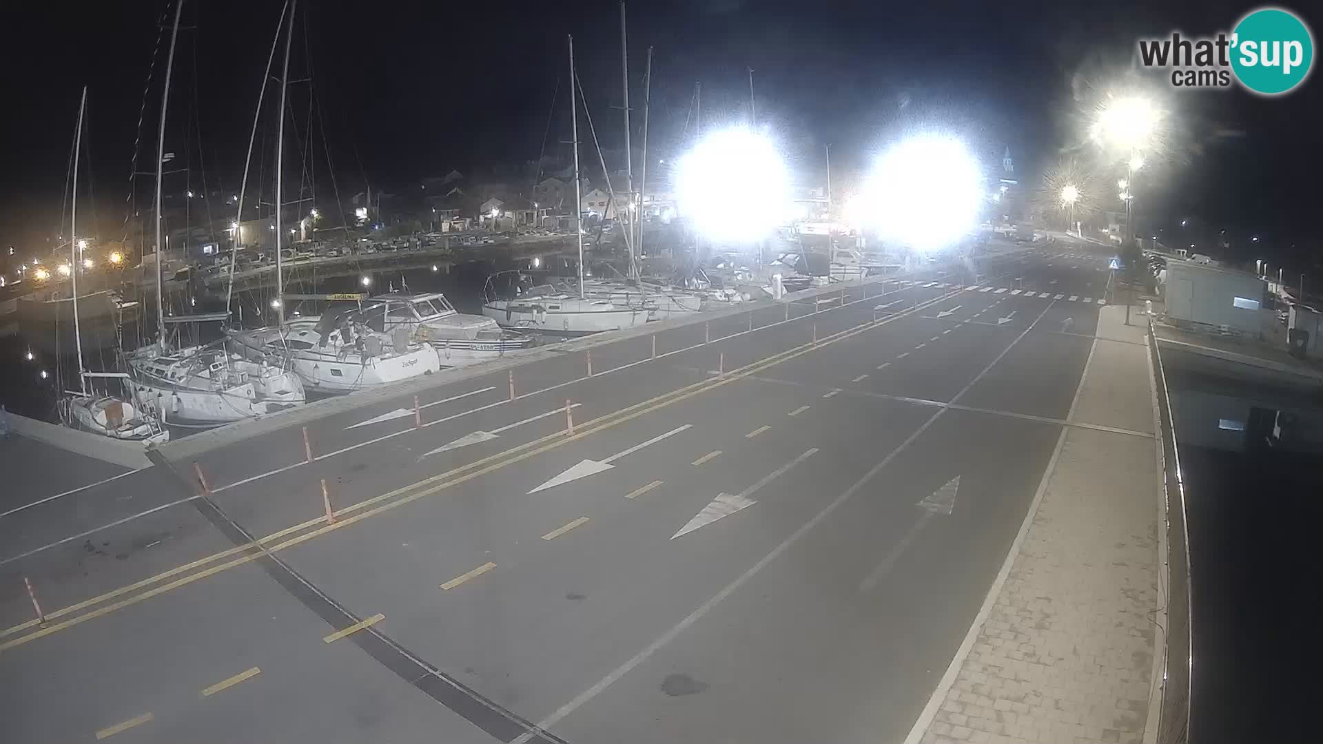 Dalmatie Tkon Traversier – webcams Croatie