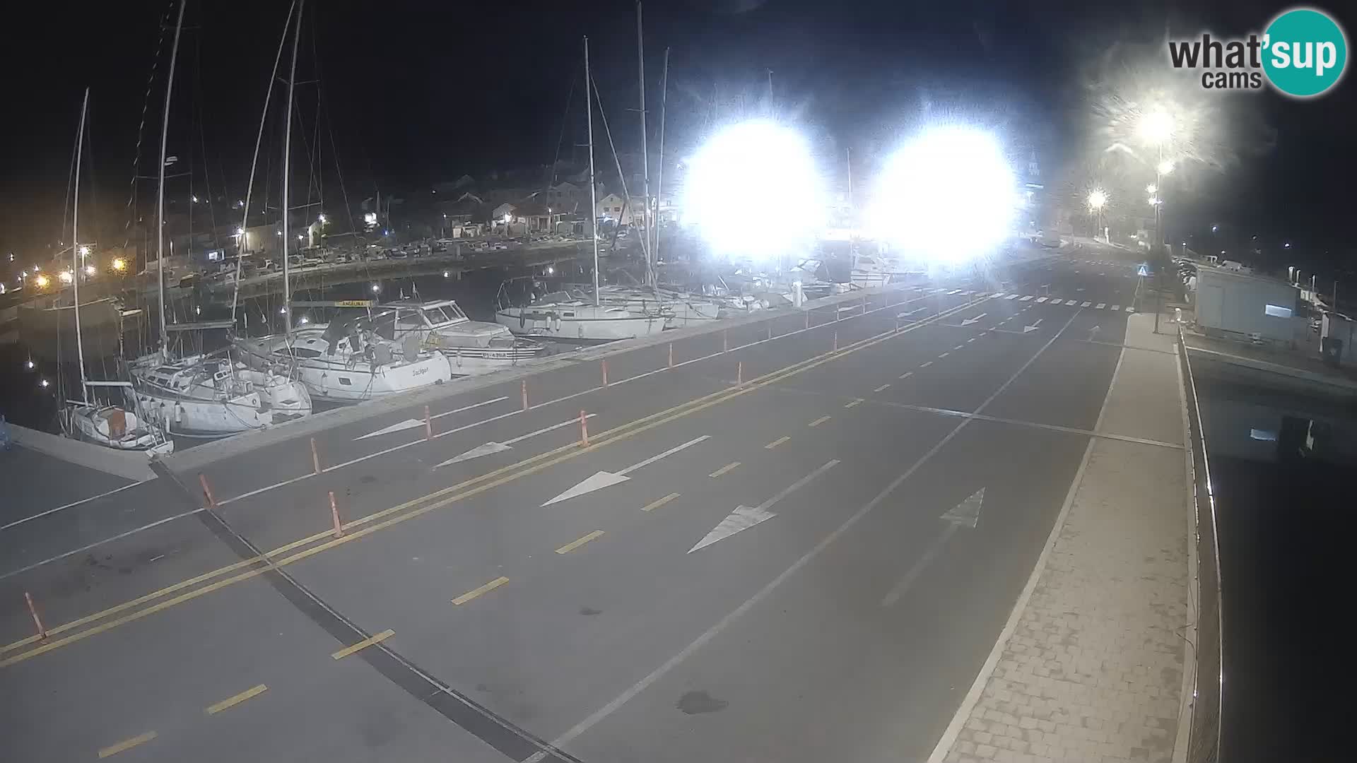 Dalmacia Tkon Transportar- webcams Croacia