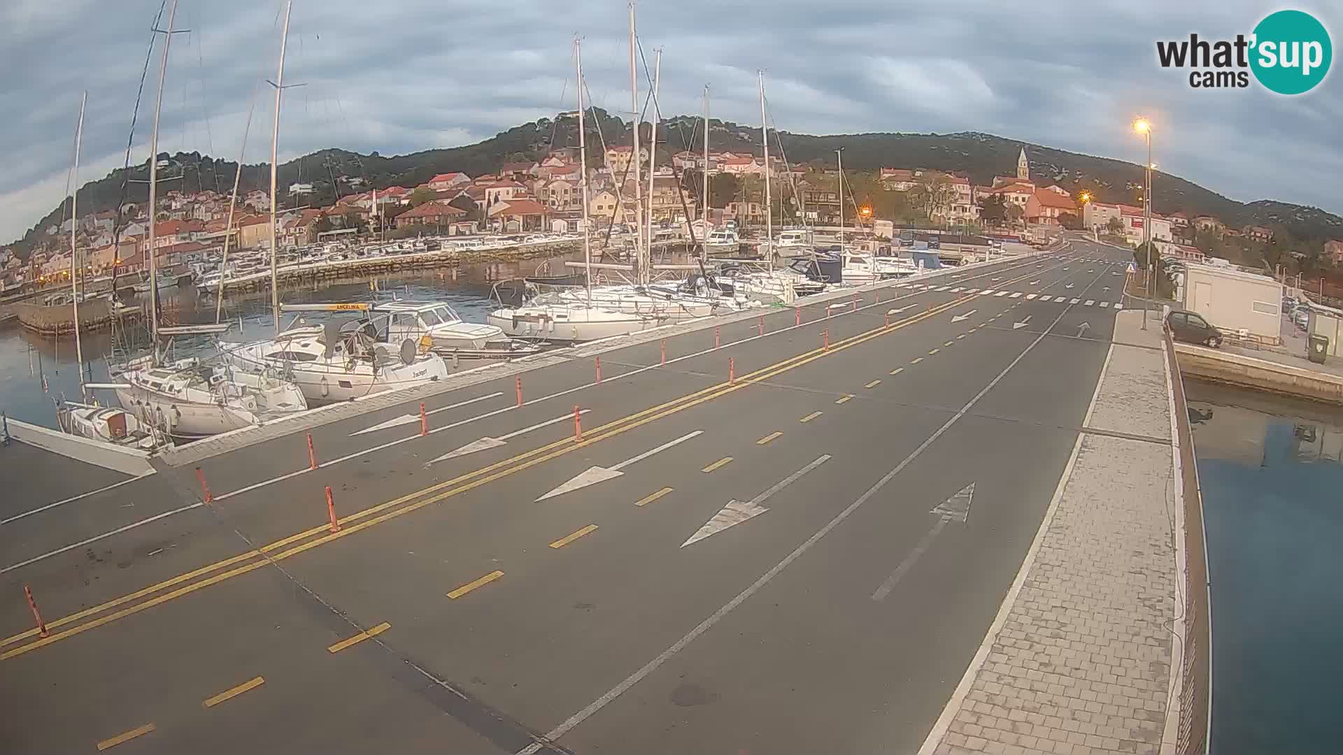 Dalmatie Tkon Traversier – webcams Croatie