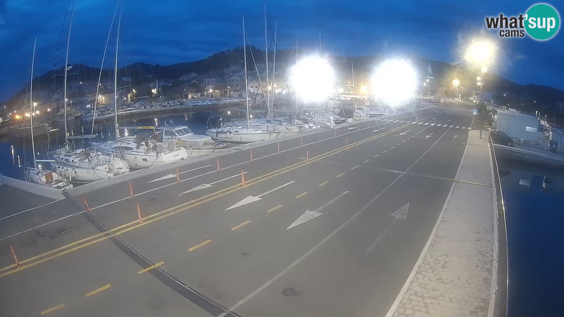 Dalmatie Tkon Traversier – webcams Croatie