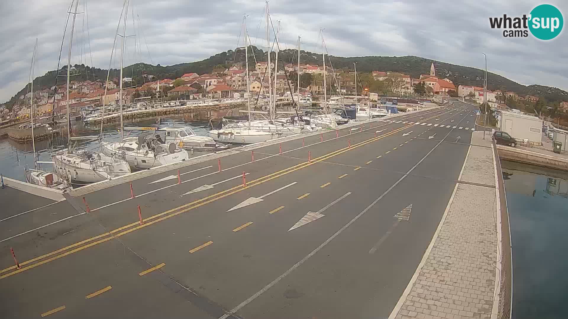 Dalmatie Tkon Traversier – webcams Croatie