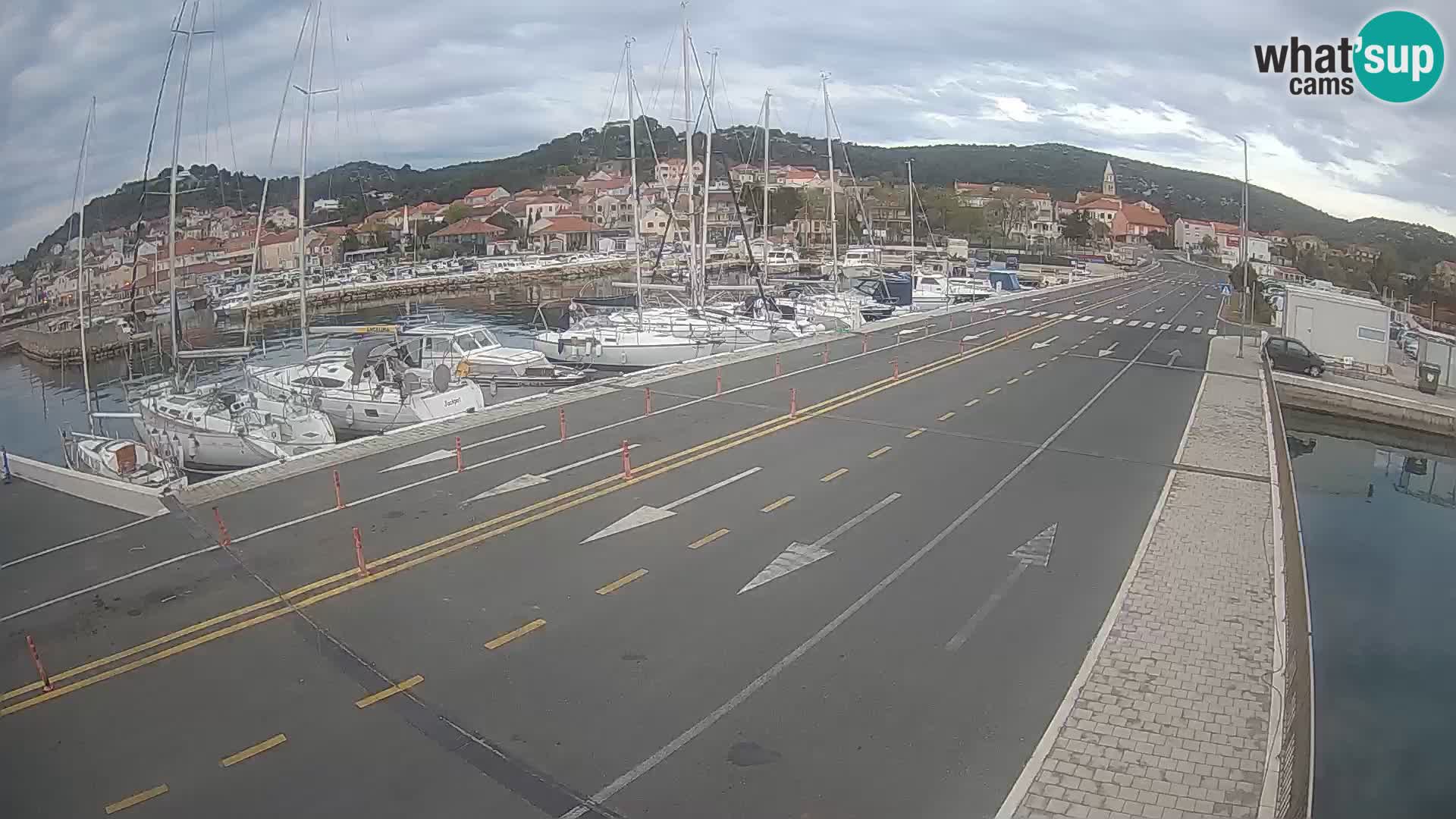 Dalmatie Tkon Traversier – webcams Croatie