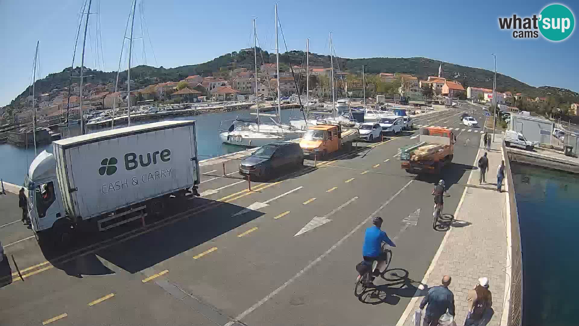 Dalmacija Trajekt Tkon – spletne kamere Hrvaška