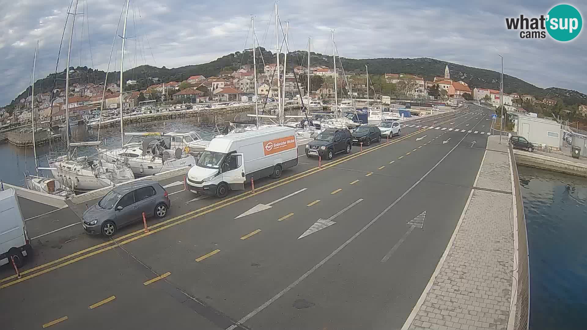 Dalmacia Tkon Transportar- webcams Croacia