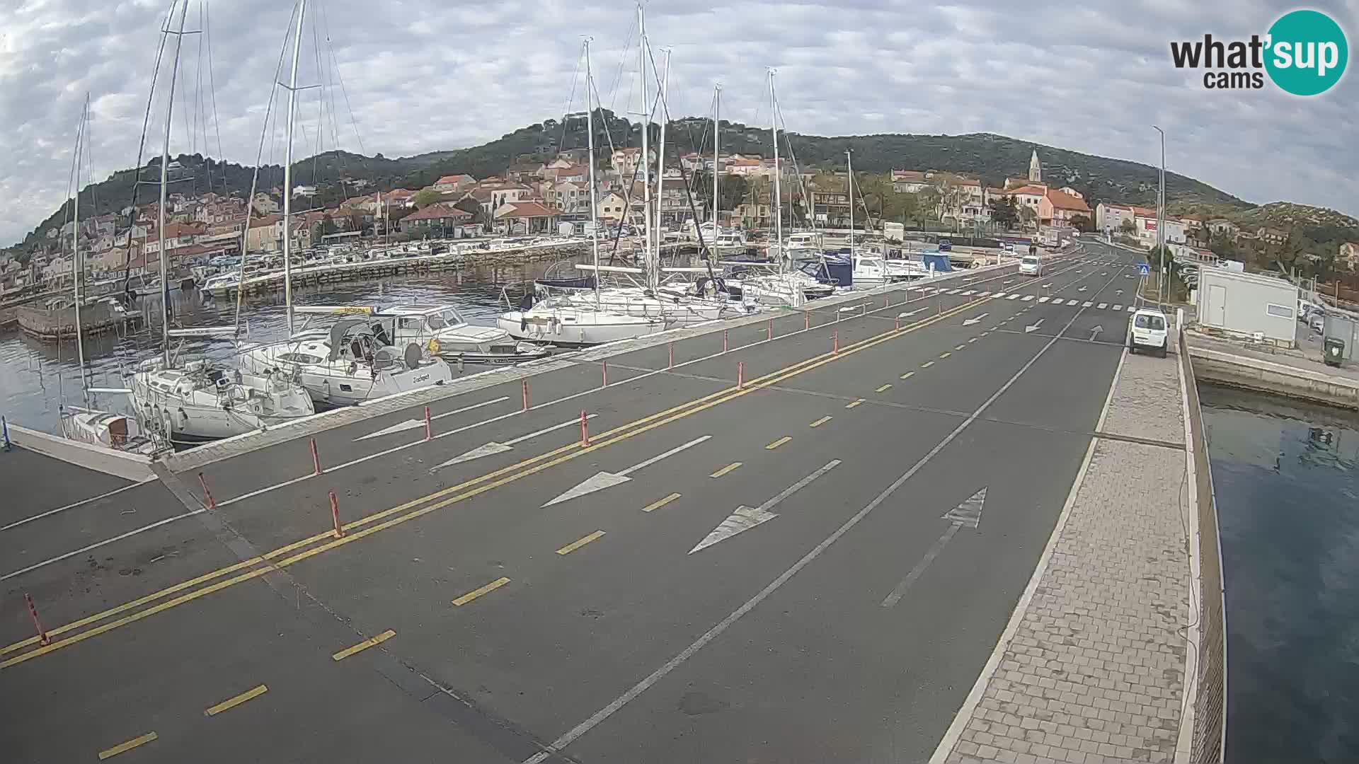 Dalmacia Tkon Transportar- webcams Croacia