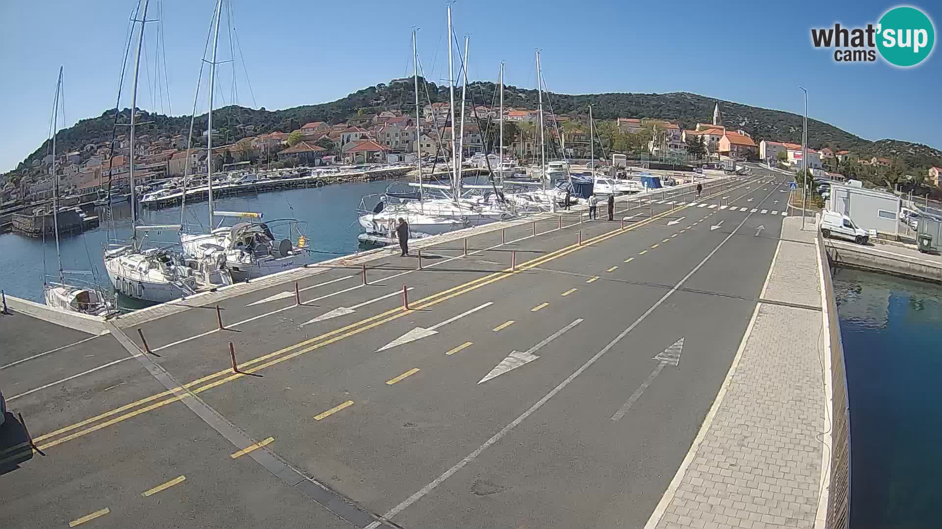 Dalmacia Tkon Transportar- webcams Croacia
