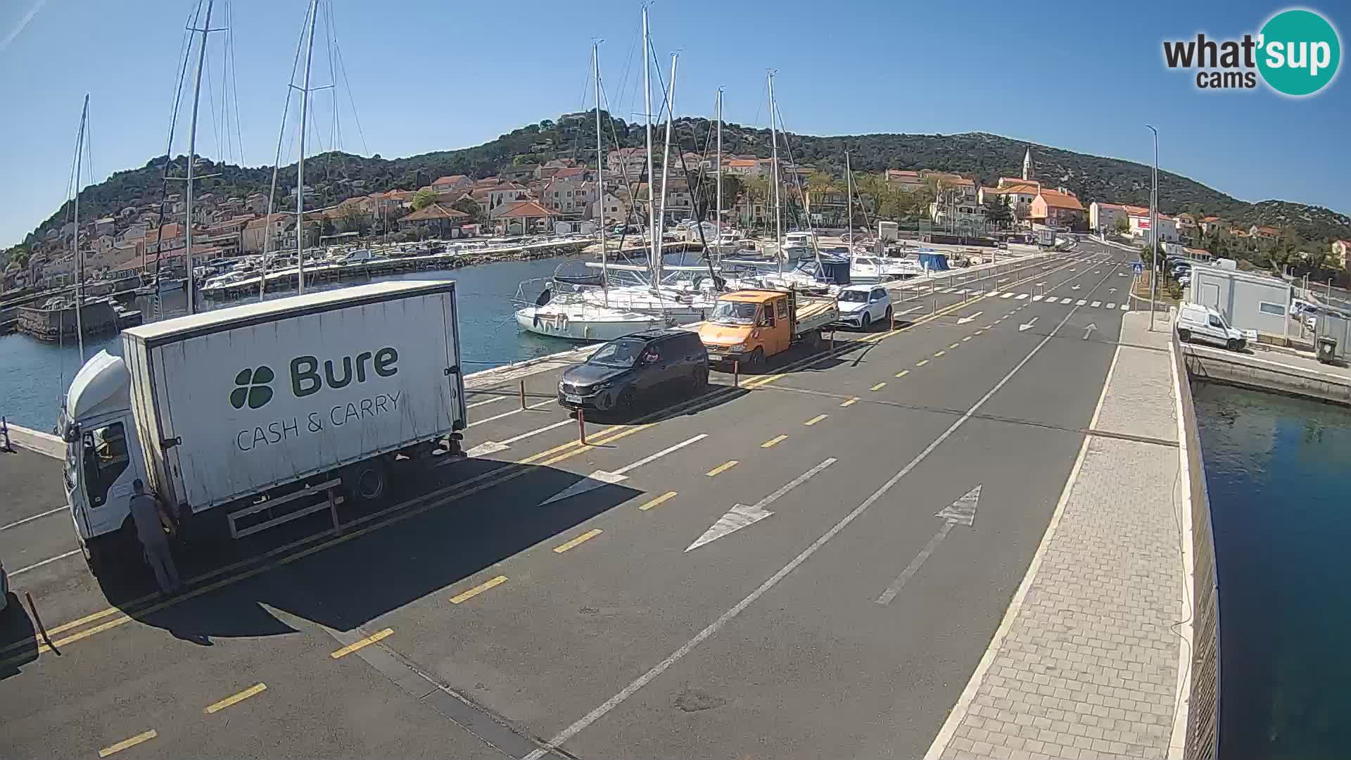 Dalmatia Tkon Ferry – webcams Croatia
