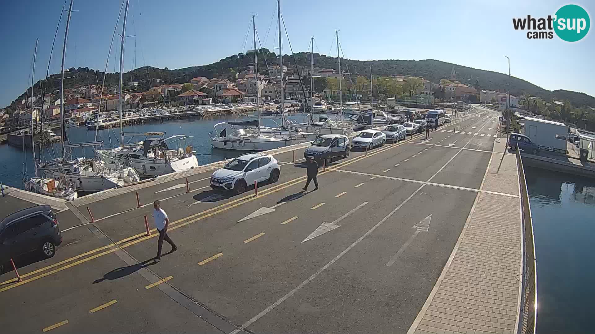 Dalmacija Trajekt Tkon – spletne kamere Hrvaška