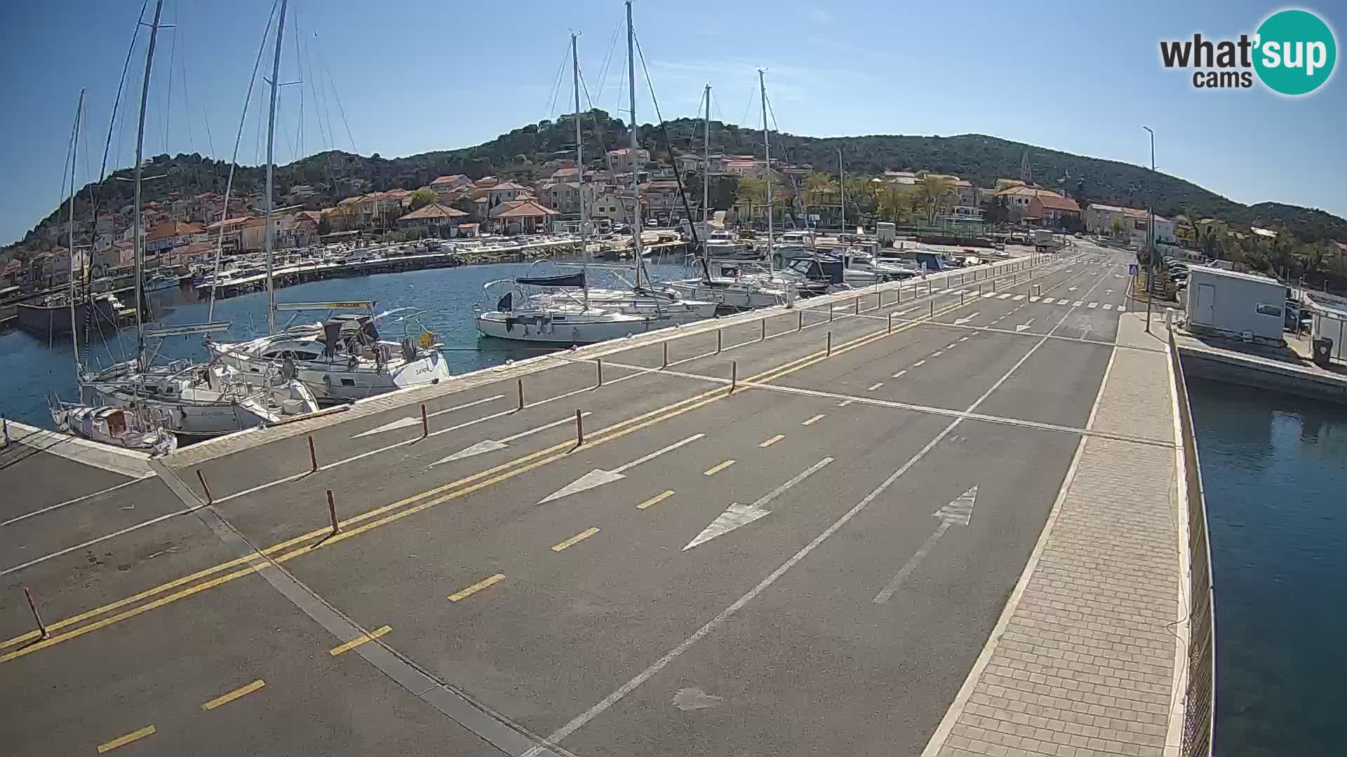 Dalmacia Tkon Transportar- webcams Croacia