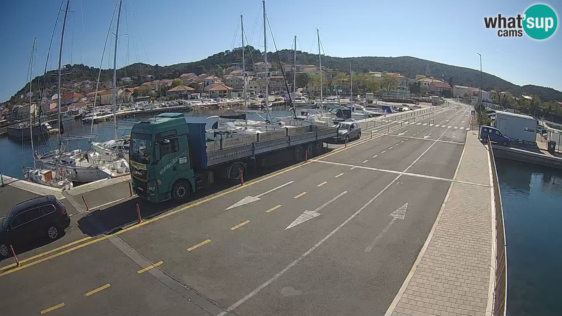Dalmacia Tkon Transportar- webcams Croacia