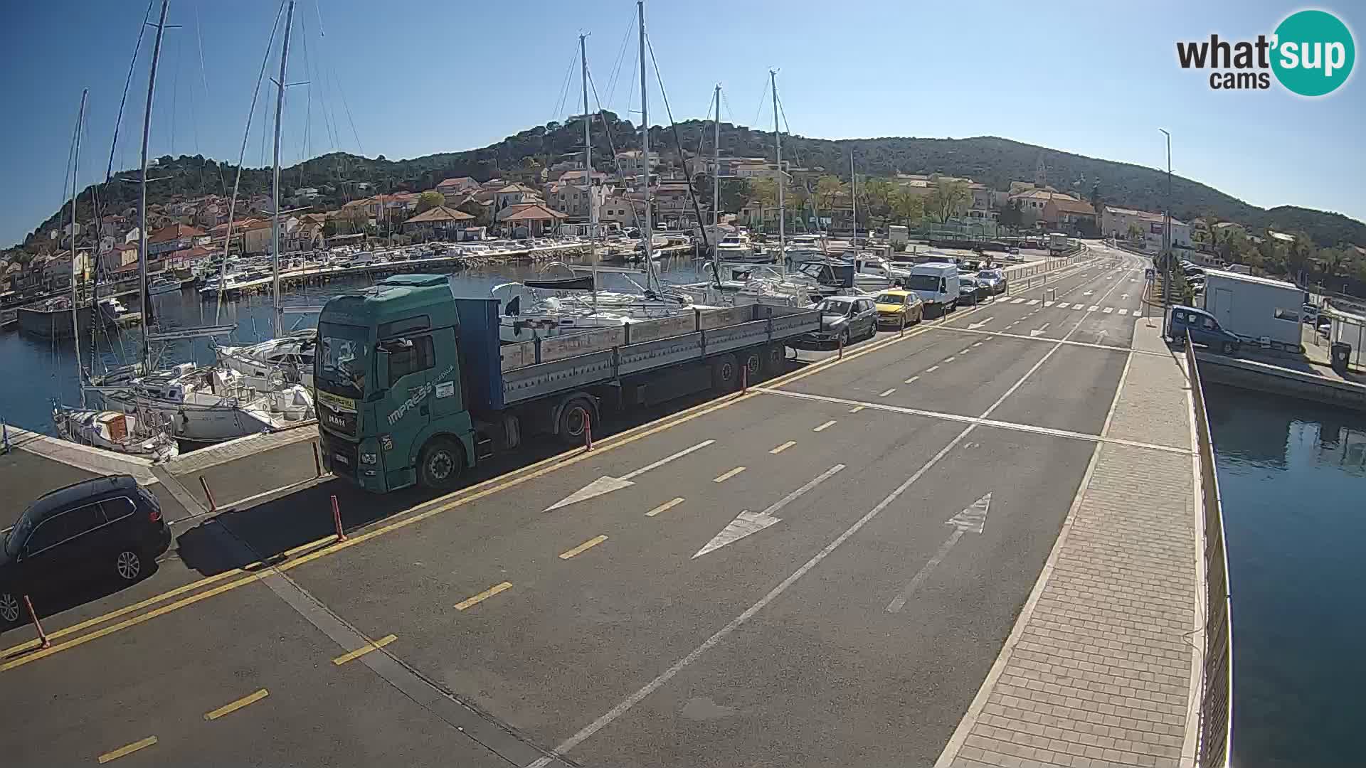 Dalmacia Tkon Transportar- webcams Croacia