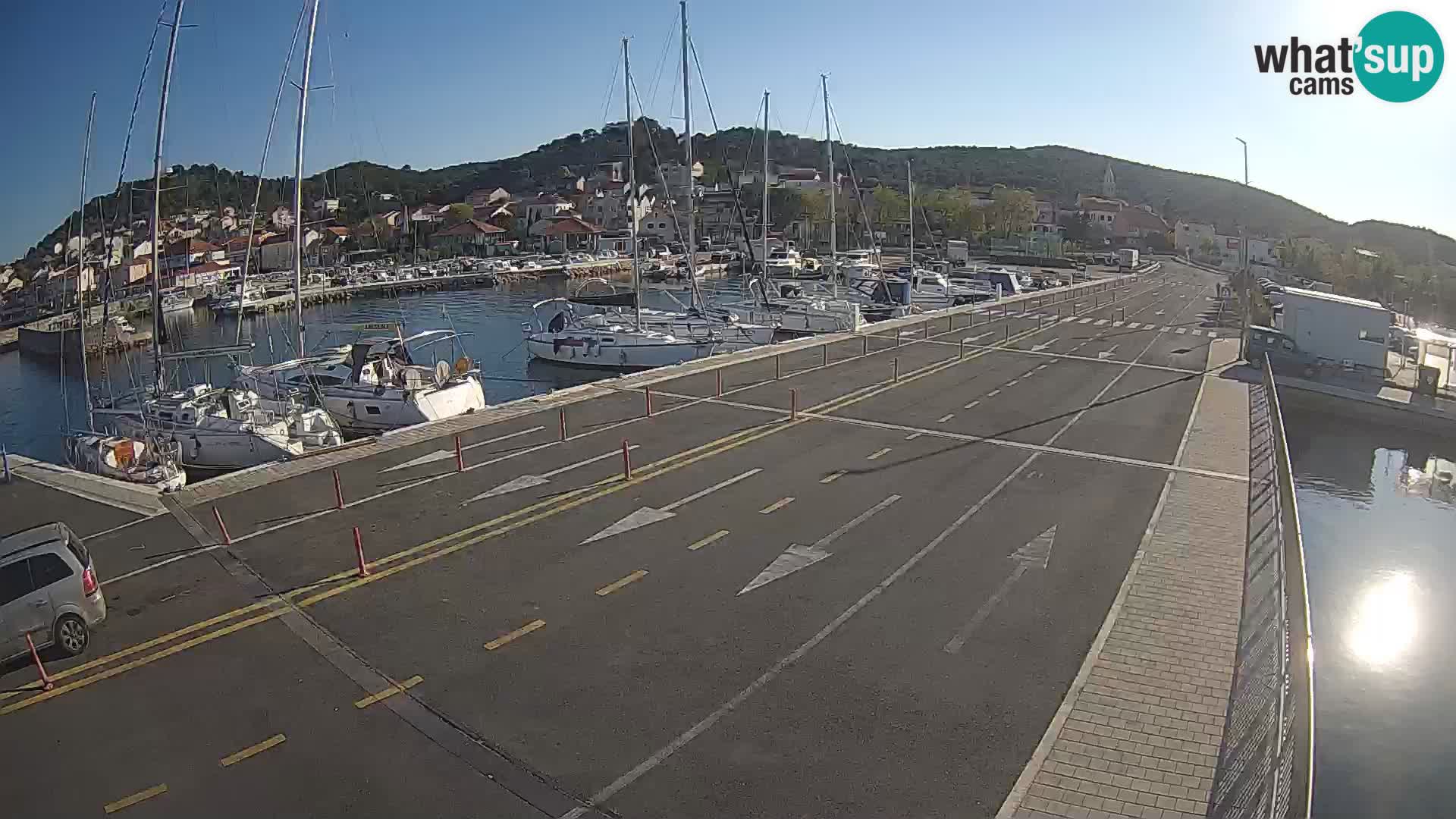 Dalmacija Trajekt Tkon – spletne kamere Hrvaška