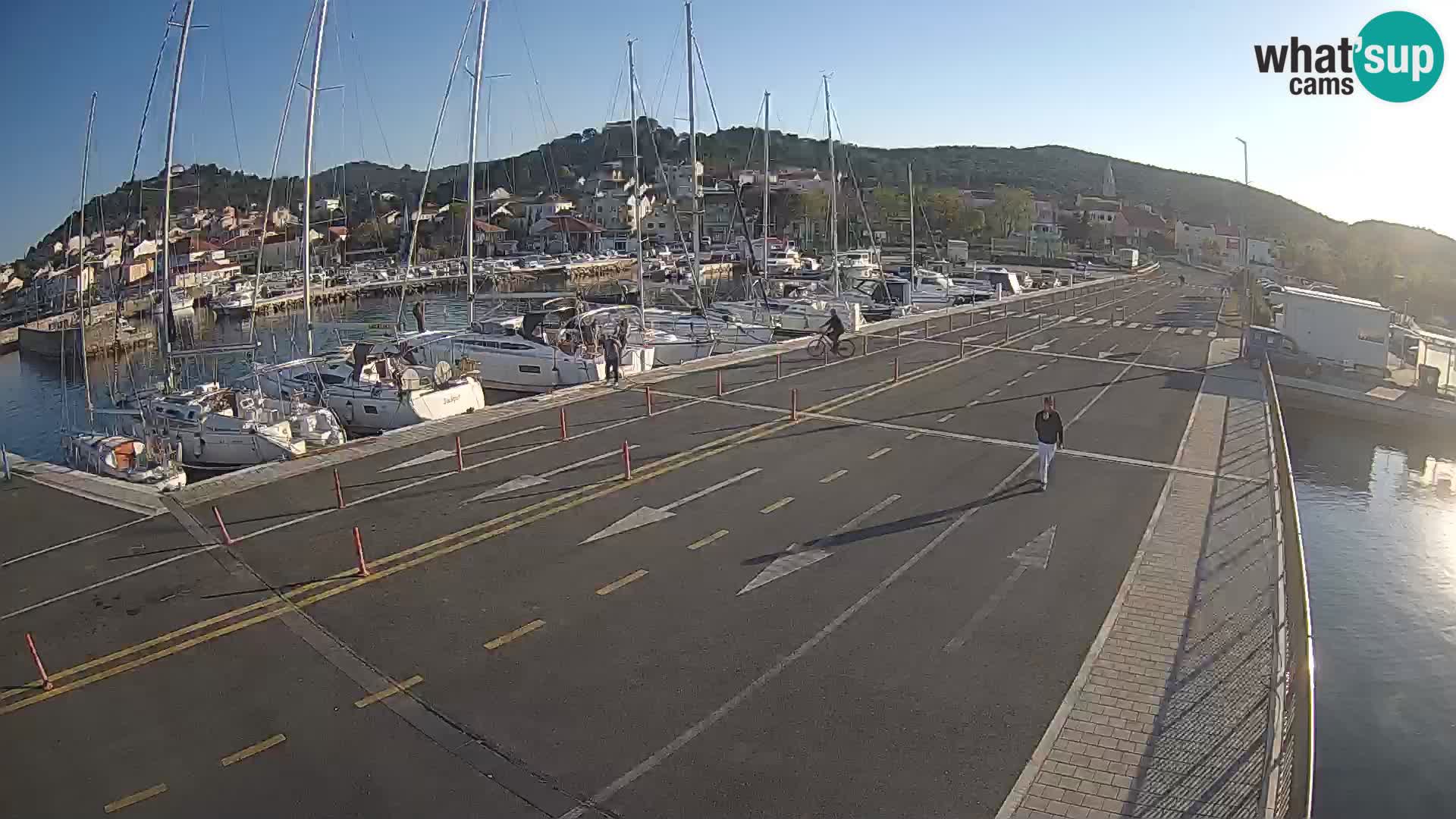 Dalmacia Tkon Transportar- webcams Croacia