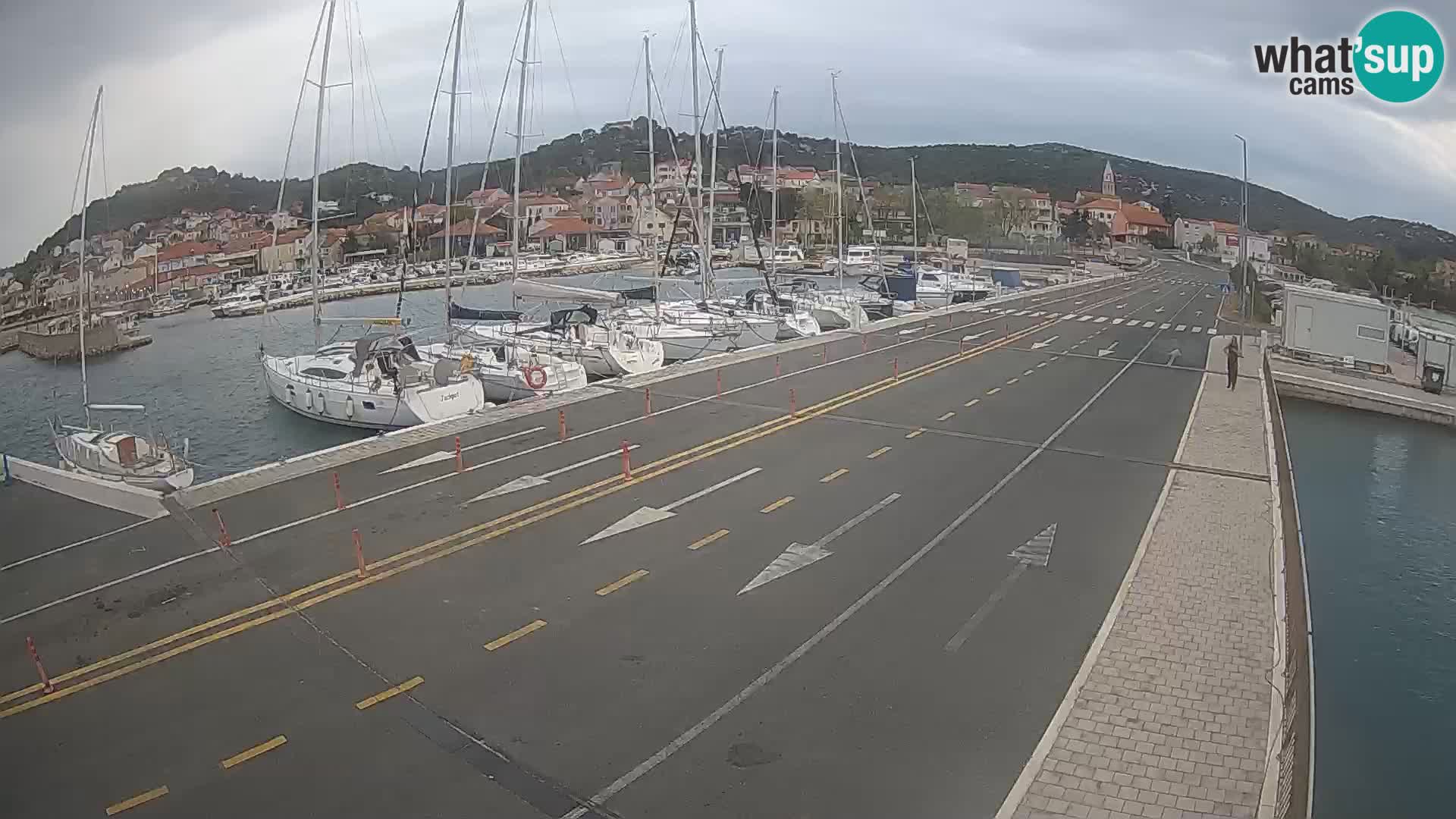 Dalmacia Tkon Transportar- webcams Croacia