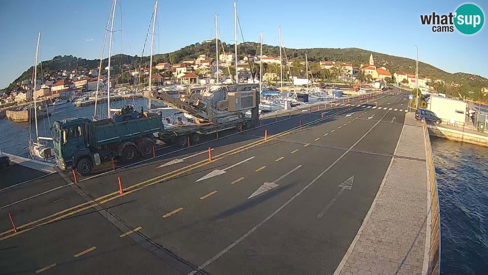 Dalmatien Tkon Fähre – Webcams Kroatien