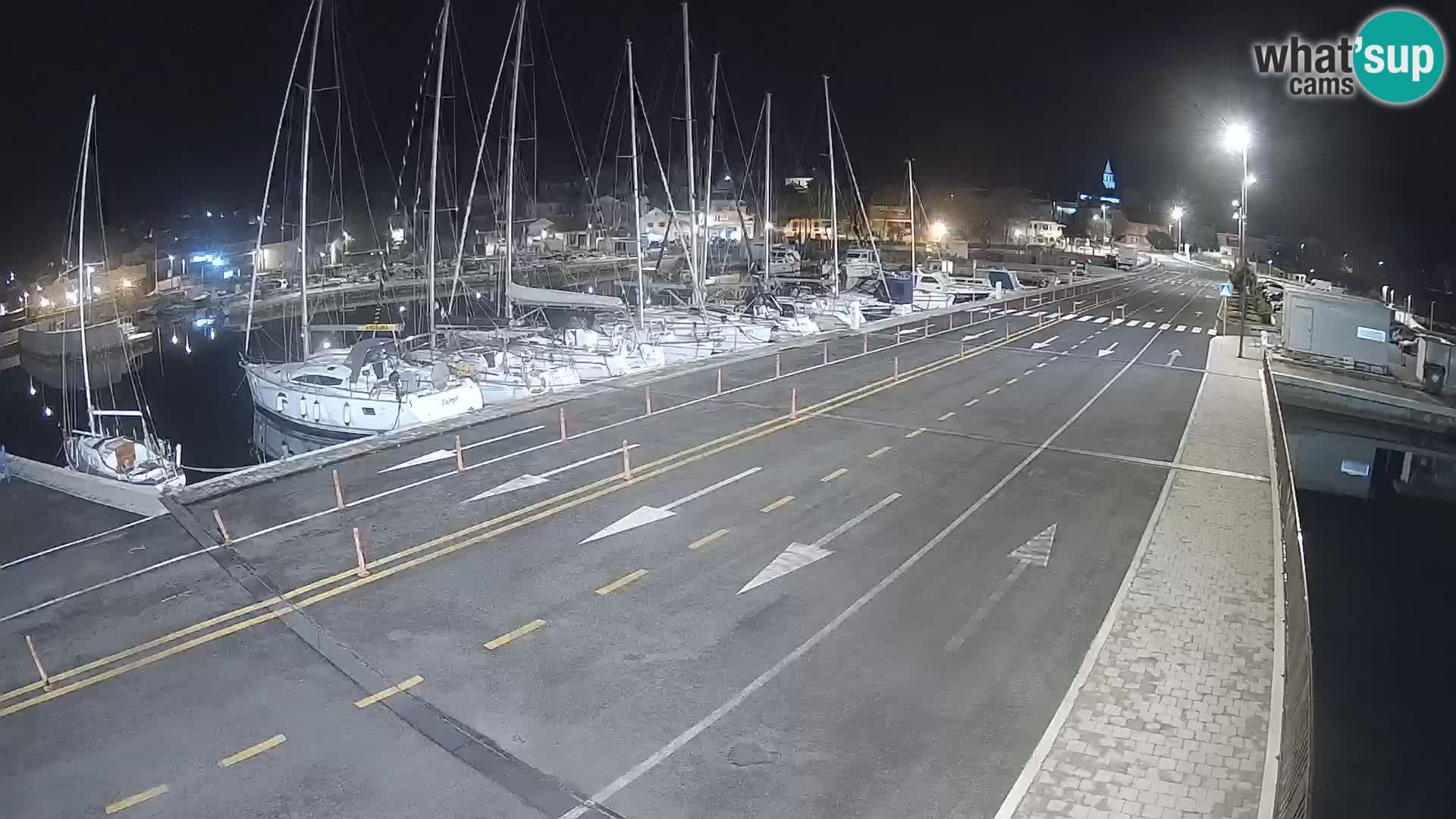 Dalmatie Tkon Traversier – webcams Croatie