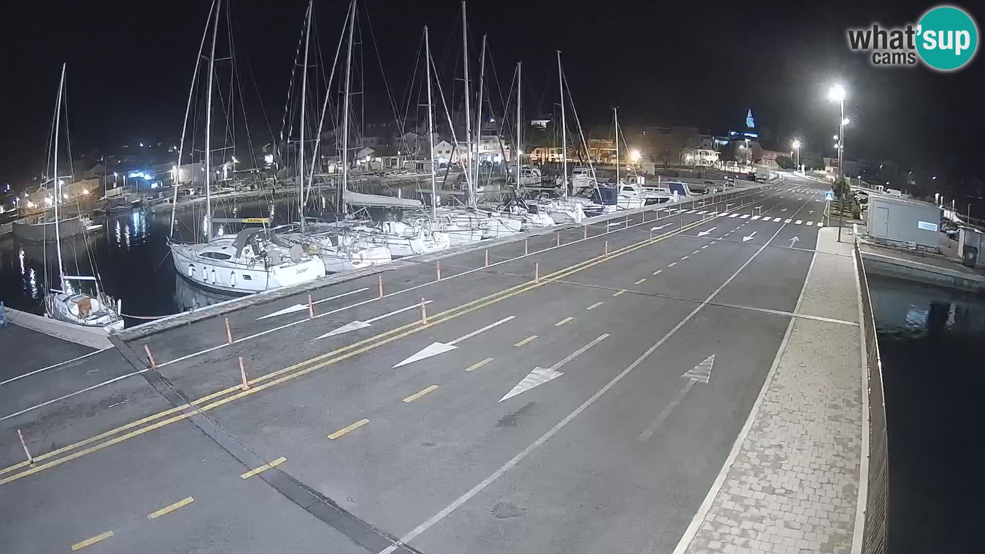 Dalmatie Tkon Traversier – webcams Croatie