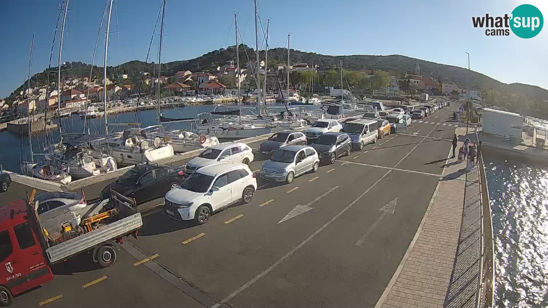 Dalmacia Tkon Transportar- webcams Croacia
