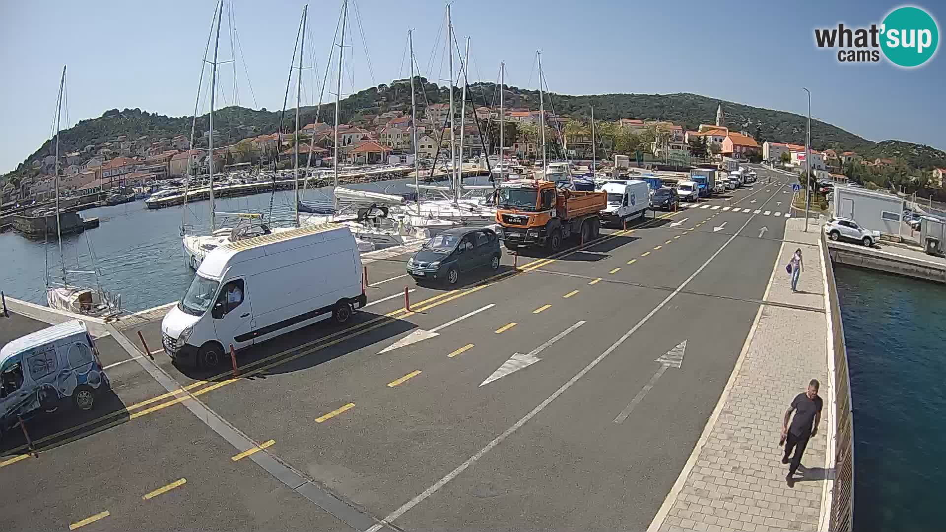 Dalmatia Tkon Ferry – webcams Croatia