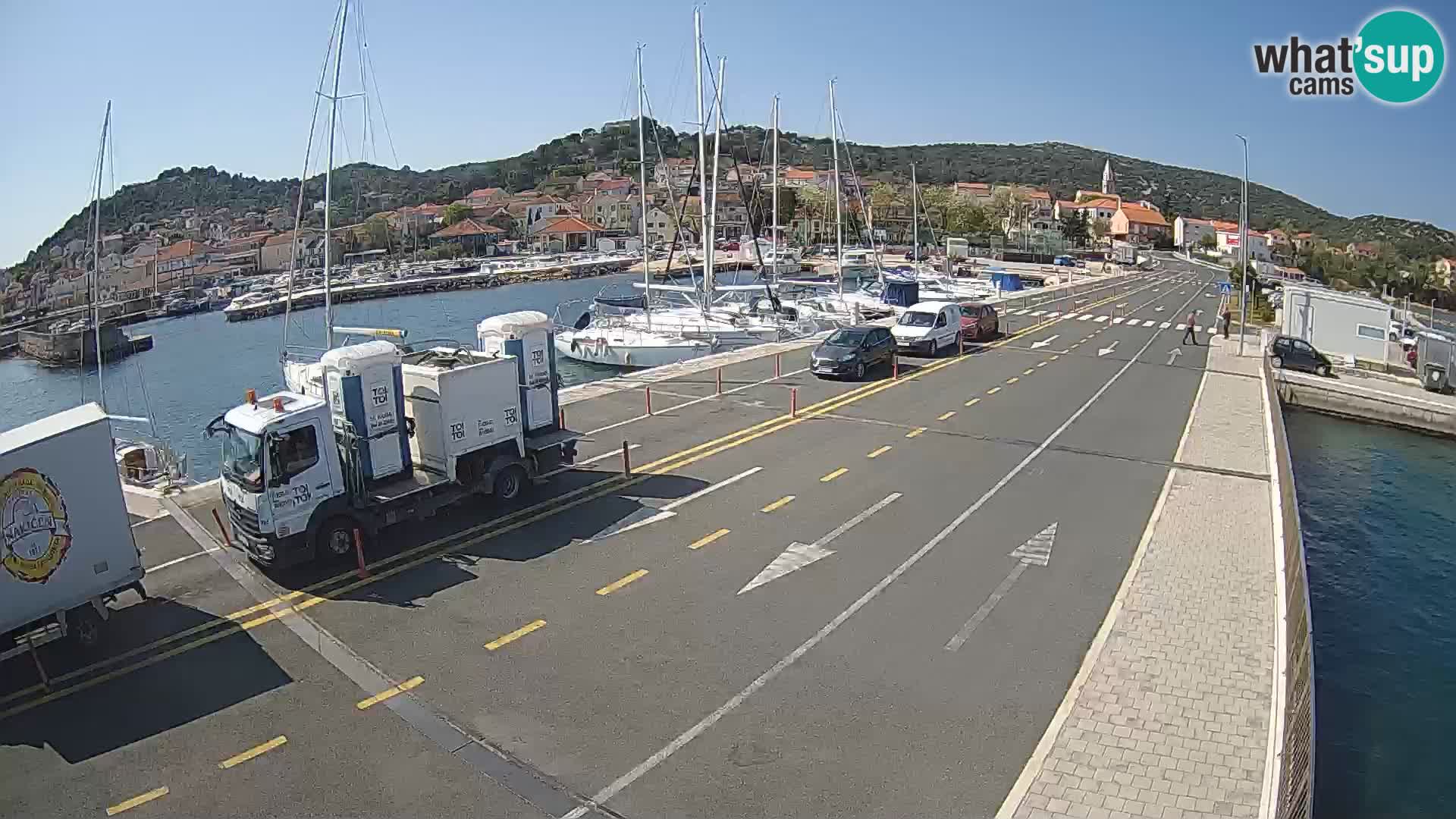 Dalmatia Tkon Ferry – webcams Croatia