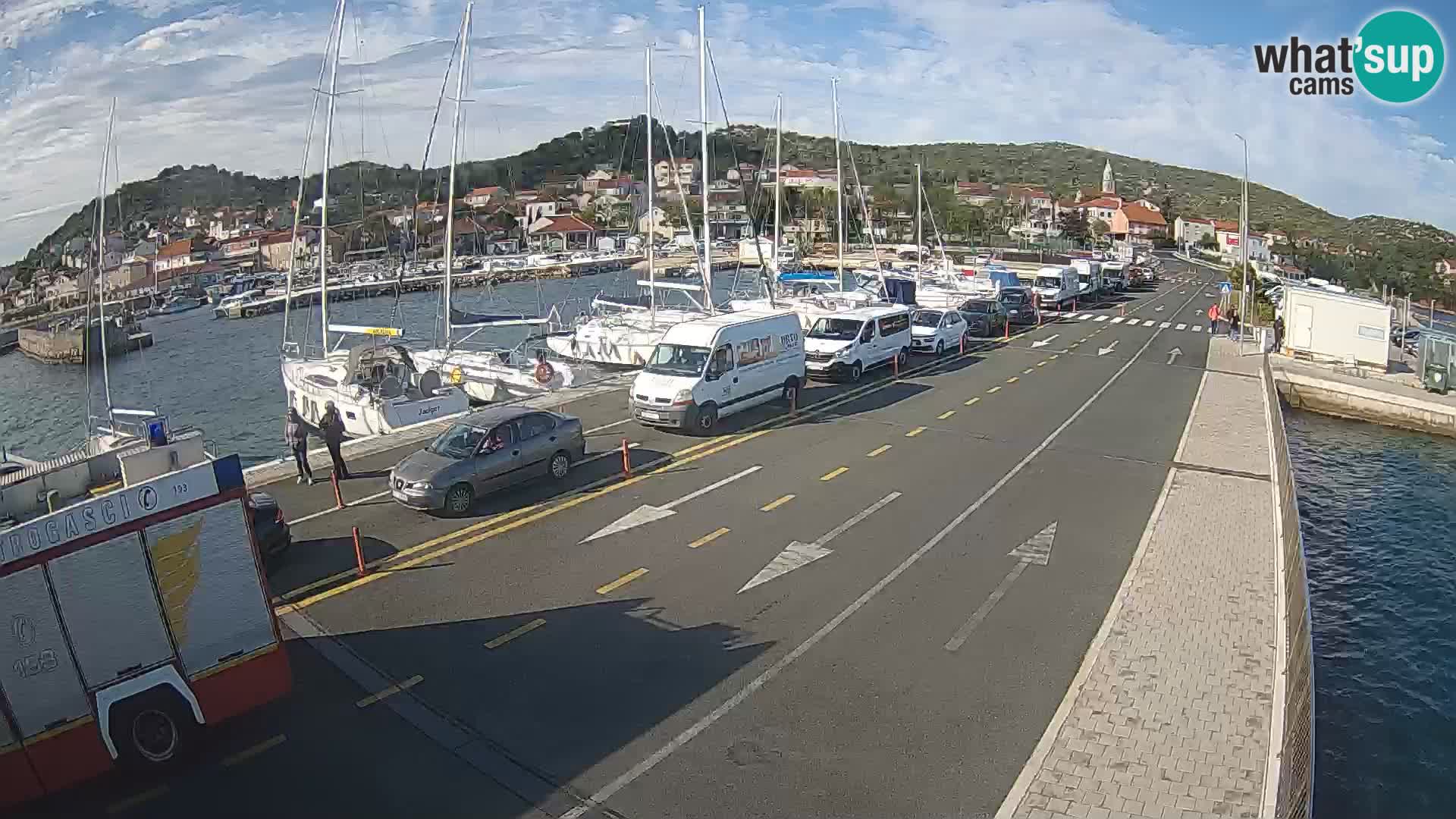 Dalmazia traghetto Tkon – webcam Croazia