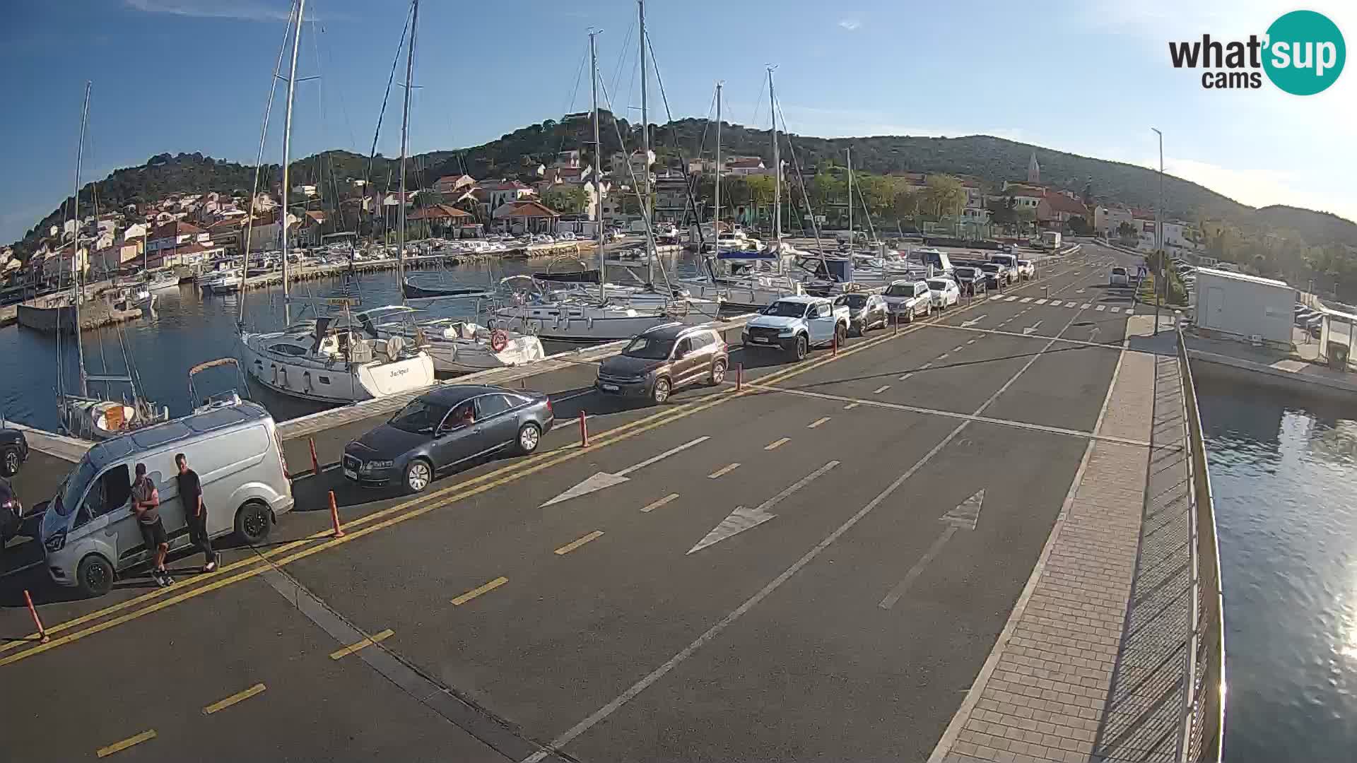 Dalmacija Trajekt Tkon – spletne kamere Hrvaška