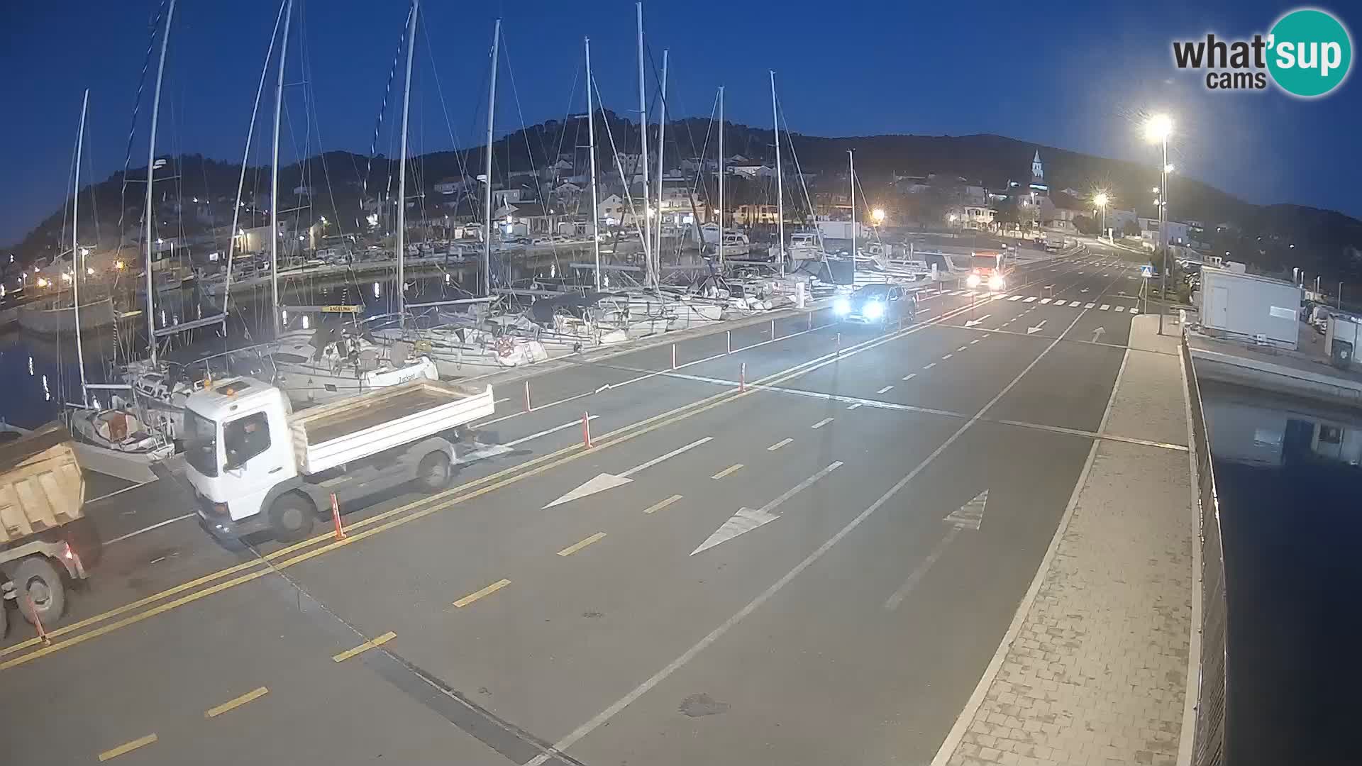 Dalmacia Tkon Transportar- webcams Croacia