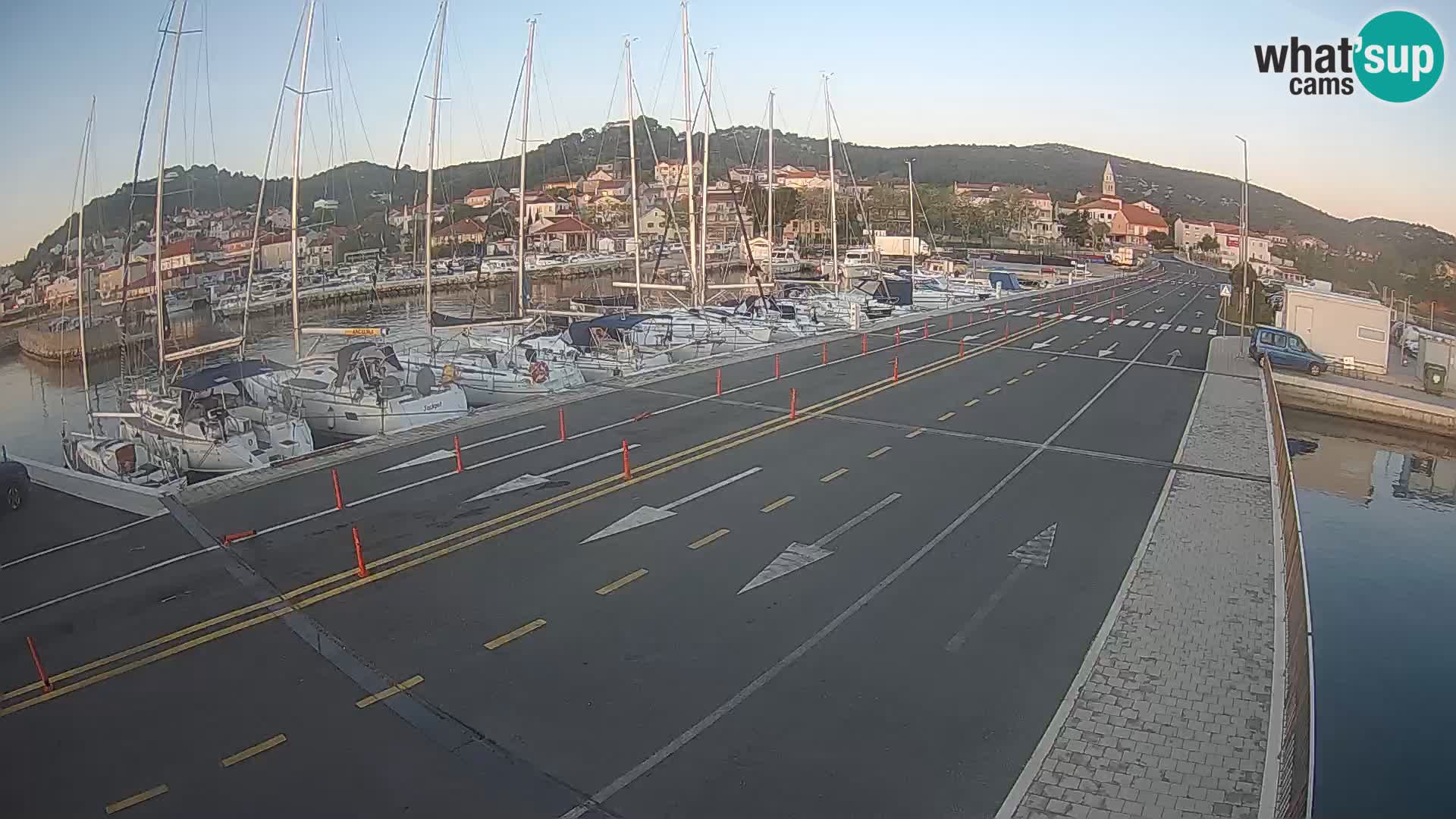 Dalmacia Tkon Transportar- webcams Croacia