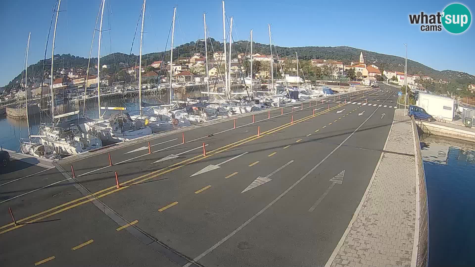 Dalmacia Tkon Transportar- webcams Croacia