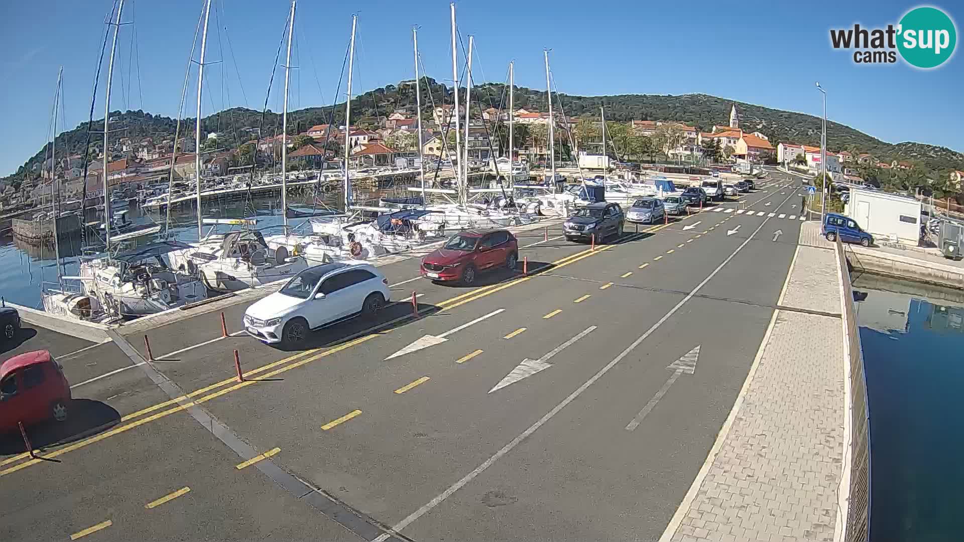 Dalmacia Tkon Transportar- webcams Croacia