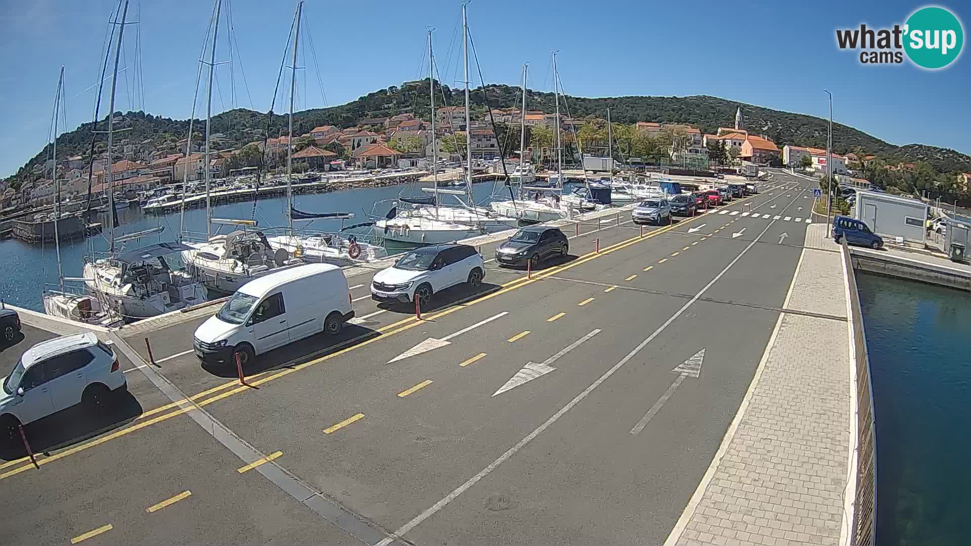 Dalmatie Tkon Traversier – webcams Croatie