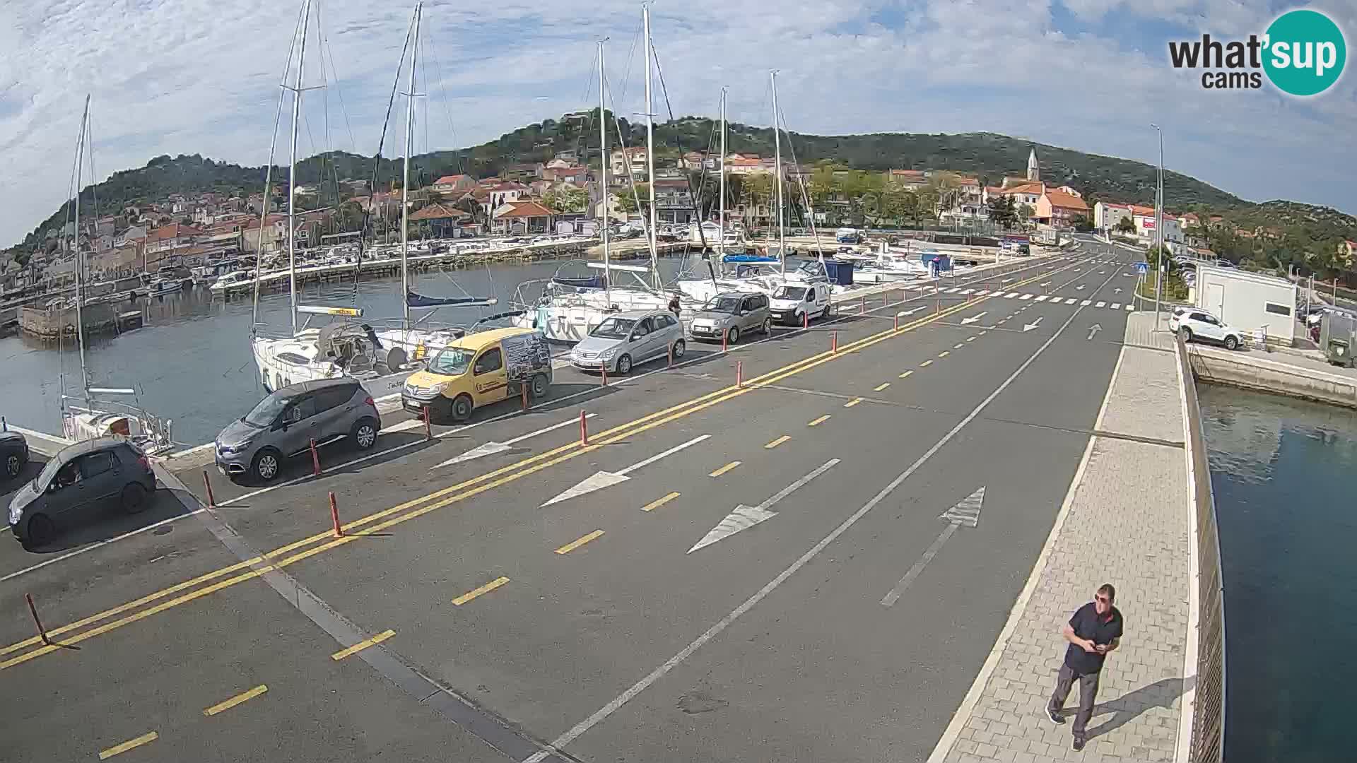 Dalmatie Tkon Traversier – webcams Croatie
