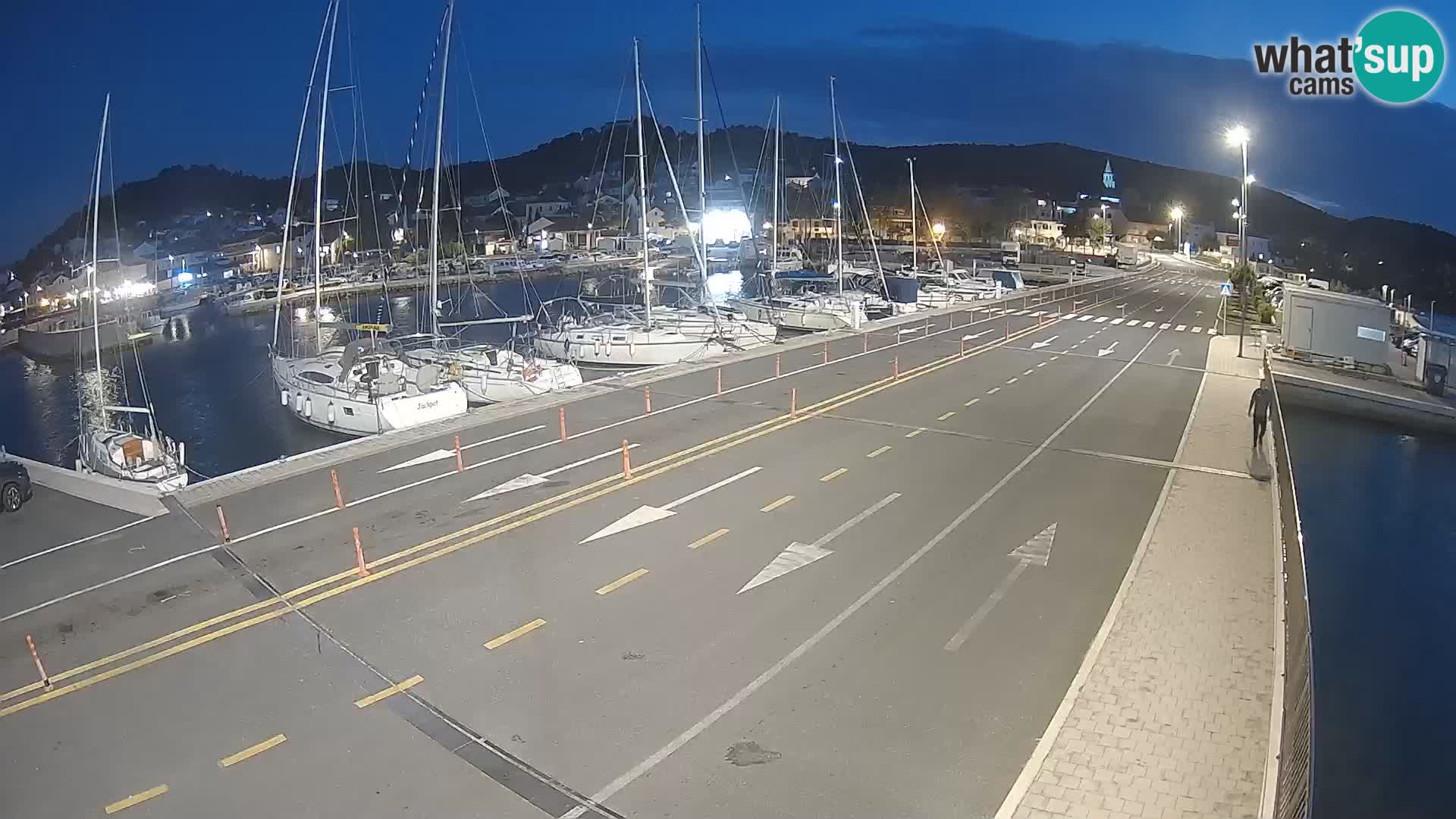 Dalmacia Tkon Transportar- webcams Croacia